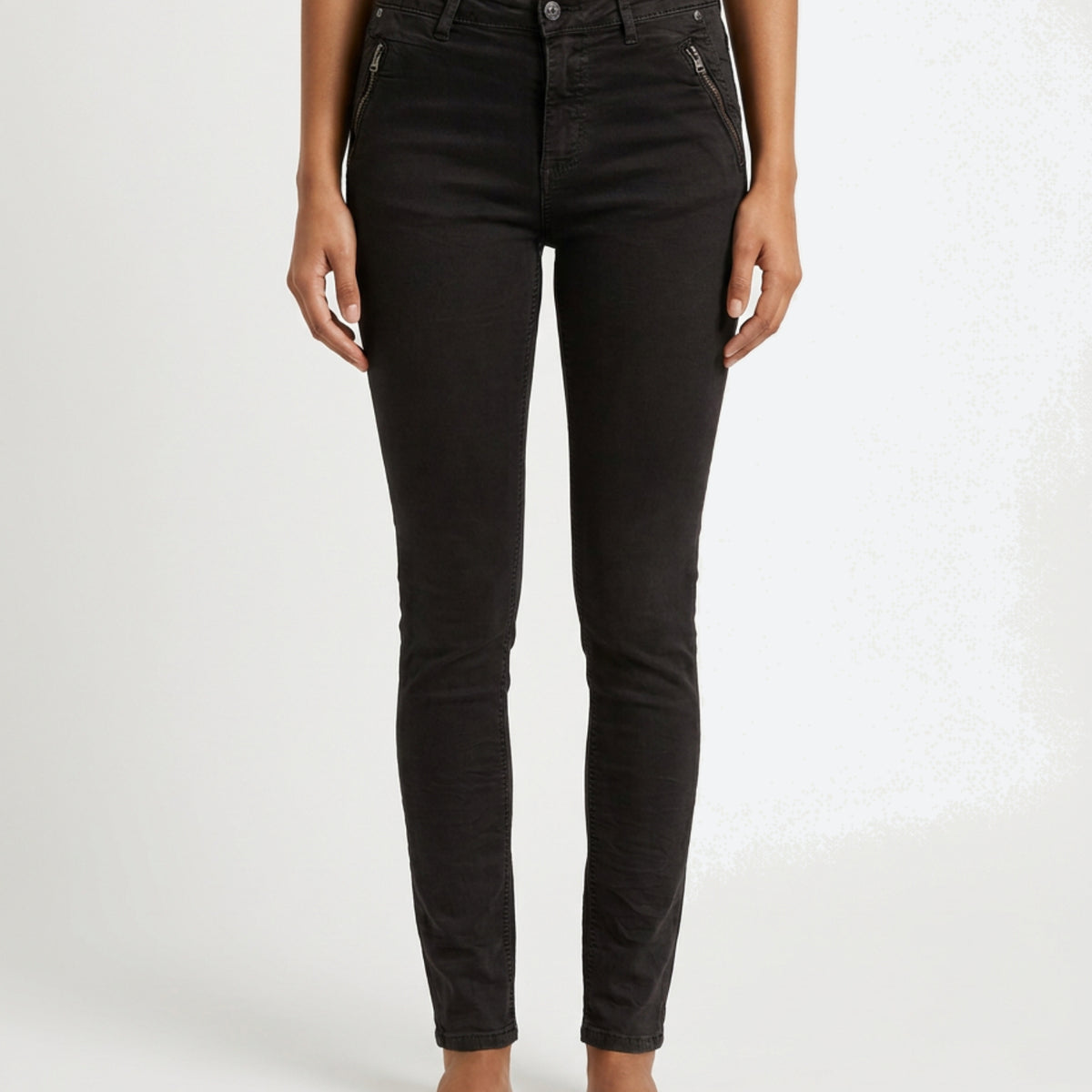 MAPP Katy Twill Jeans DENIM/TWILL 129 CHOCOLATE