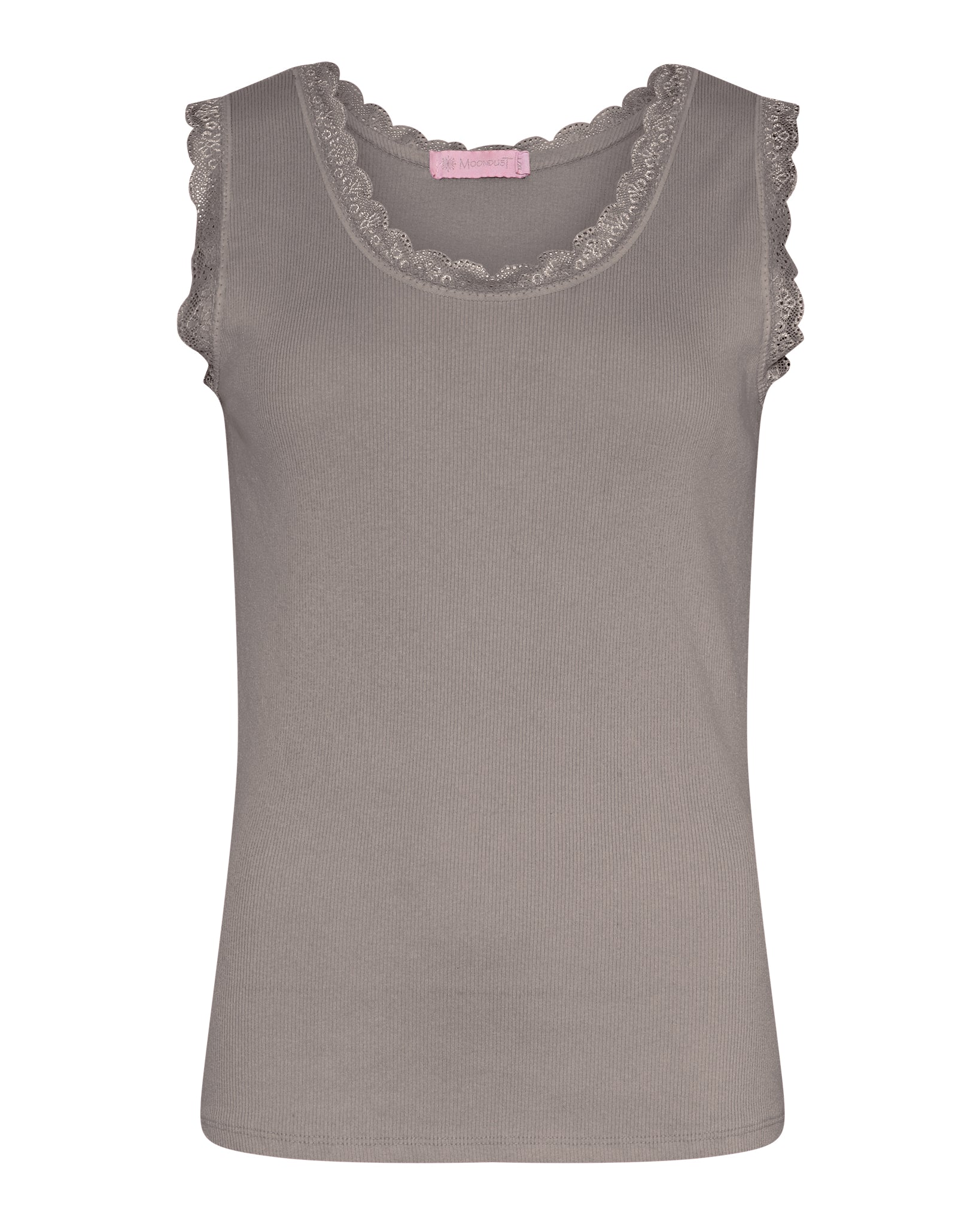 M JEANS LACE RIB TOP TOP/T-SHIRT
