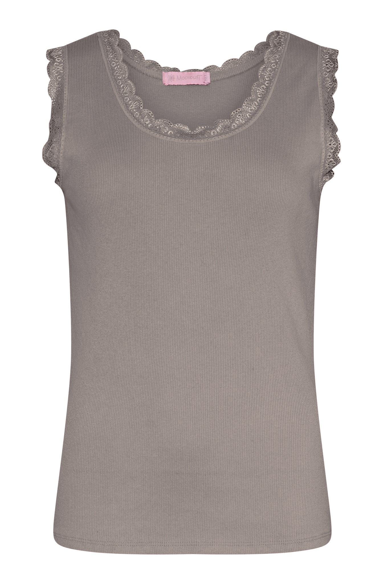 M JEANS LACE RIB TOP TOP/T-SHIRT