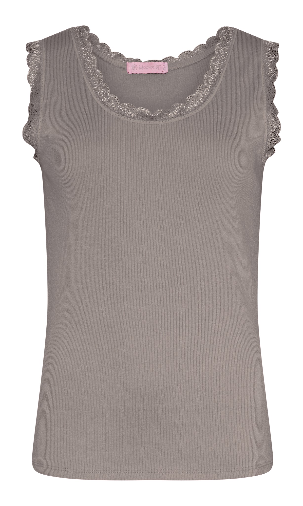 M JEANS LACE RIB TOP TOP/T-SHIRT