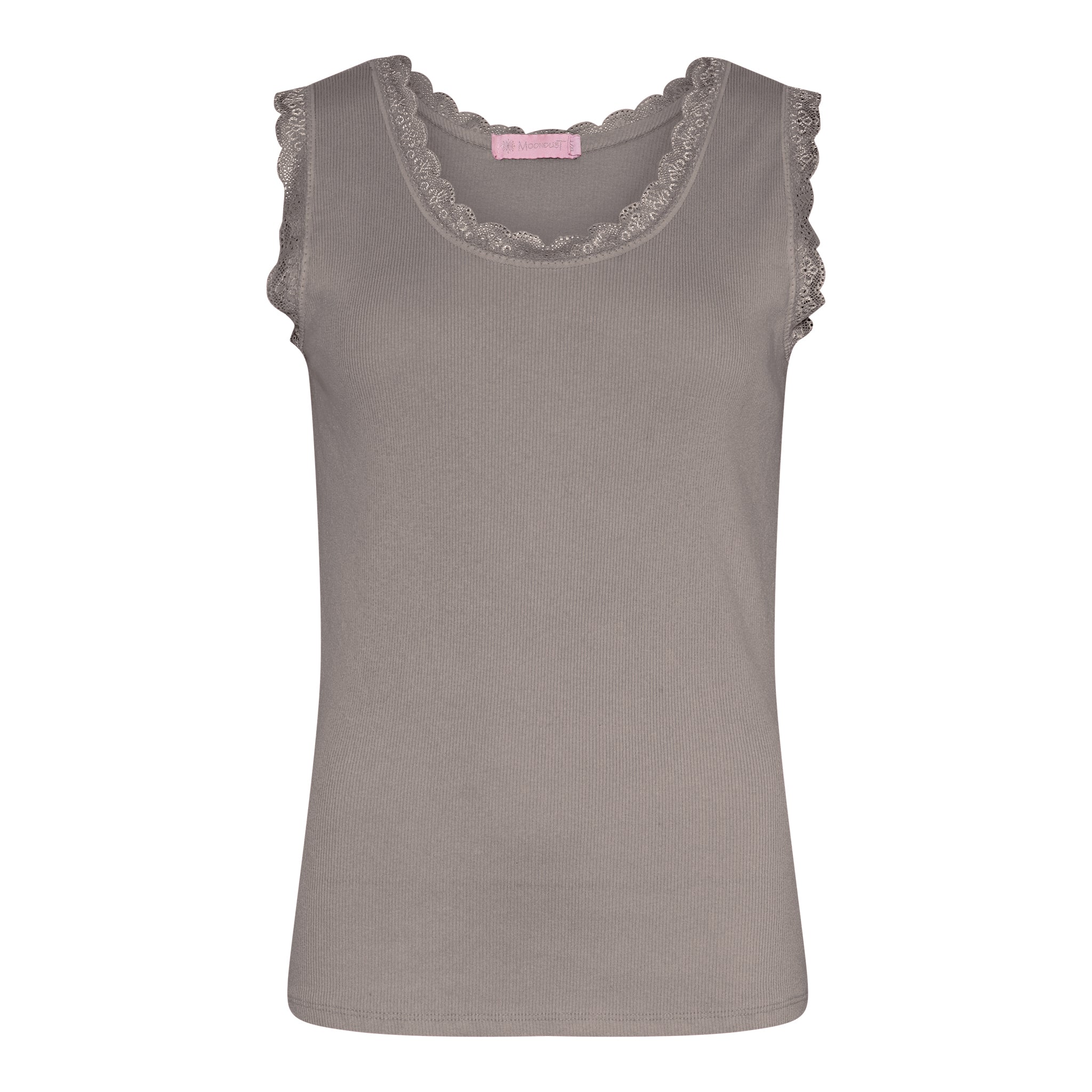 M JEANS LACE RIB TOP TOP/T-SHIRT
