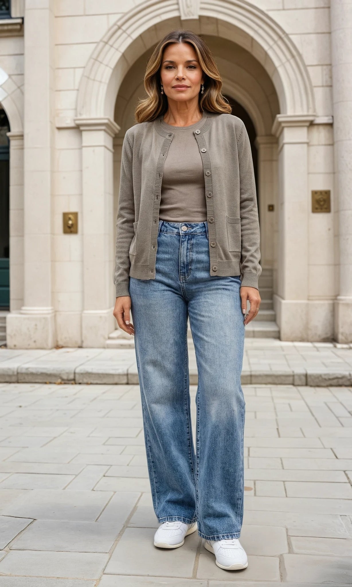 M JEANS LEA BASIC CARDIGAN KNITWEAR 645 SALVIE