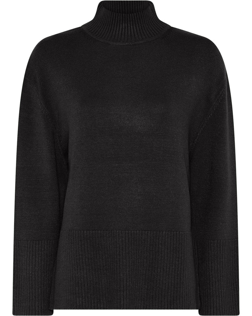 M JEANS LEA ROLLER BLOUSE KNITWEAR 80 BLACK