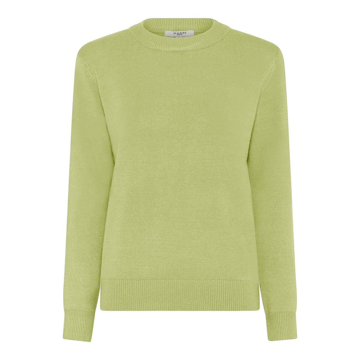 MAPP LEA R/NECK BLOUSE KNITWEAR 266 APPLE GREEN