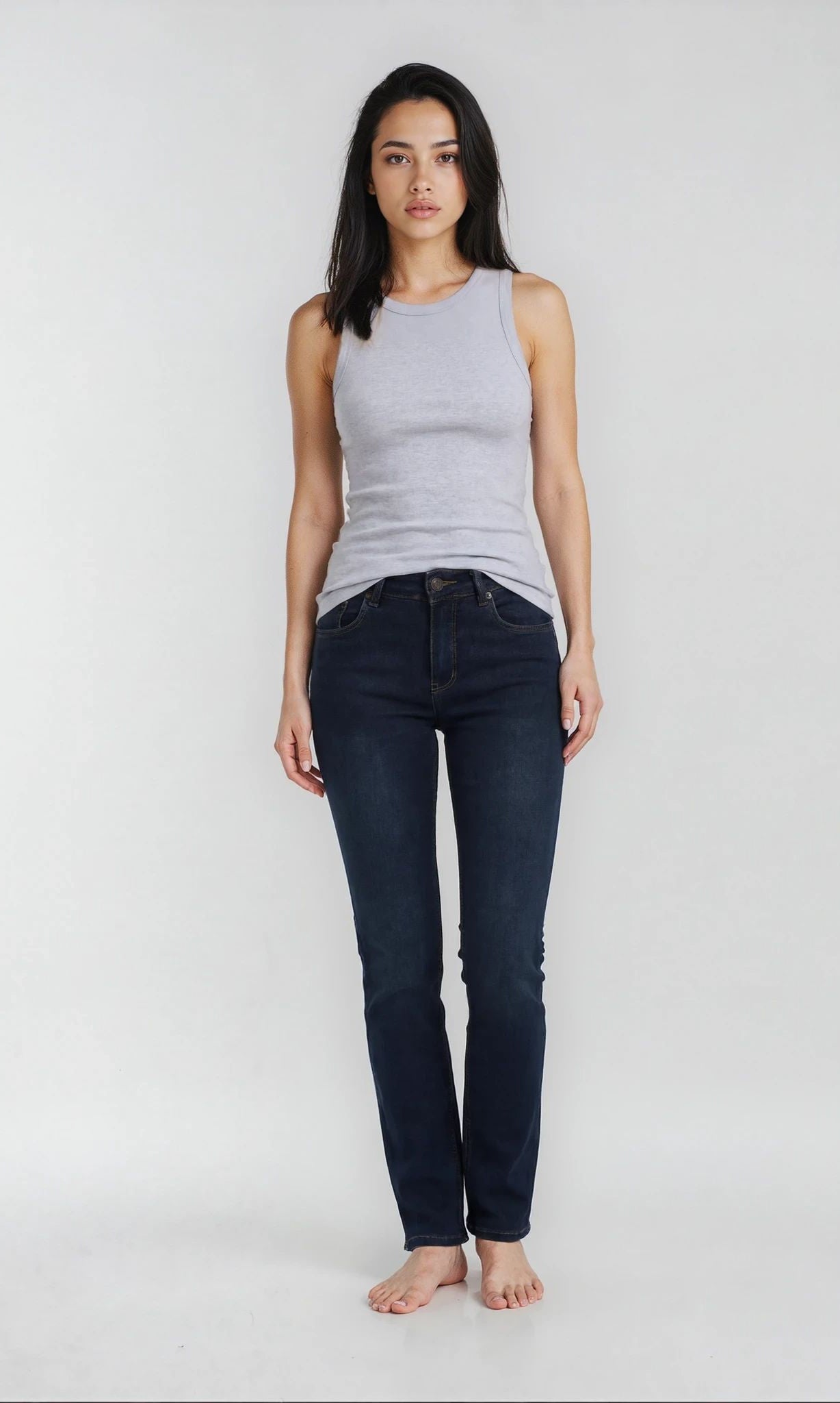 MARC LAUGE Lena Denim Jeans DENIM/TWILL 9696 BLUE DENIM USED