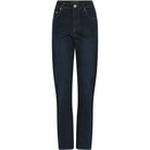 MARC LAUGE LENA DENIM JEANS GOLD ACC. DENIM/TWILL 9896 DARK BLUE USED