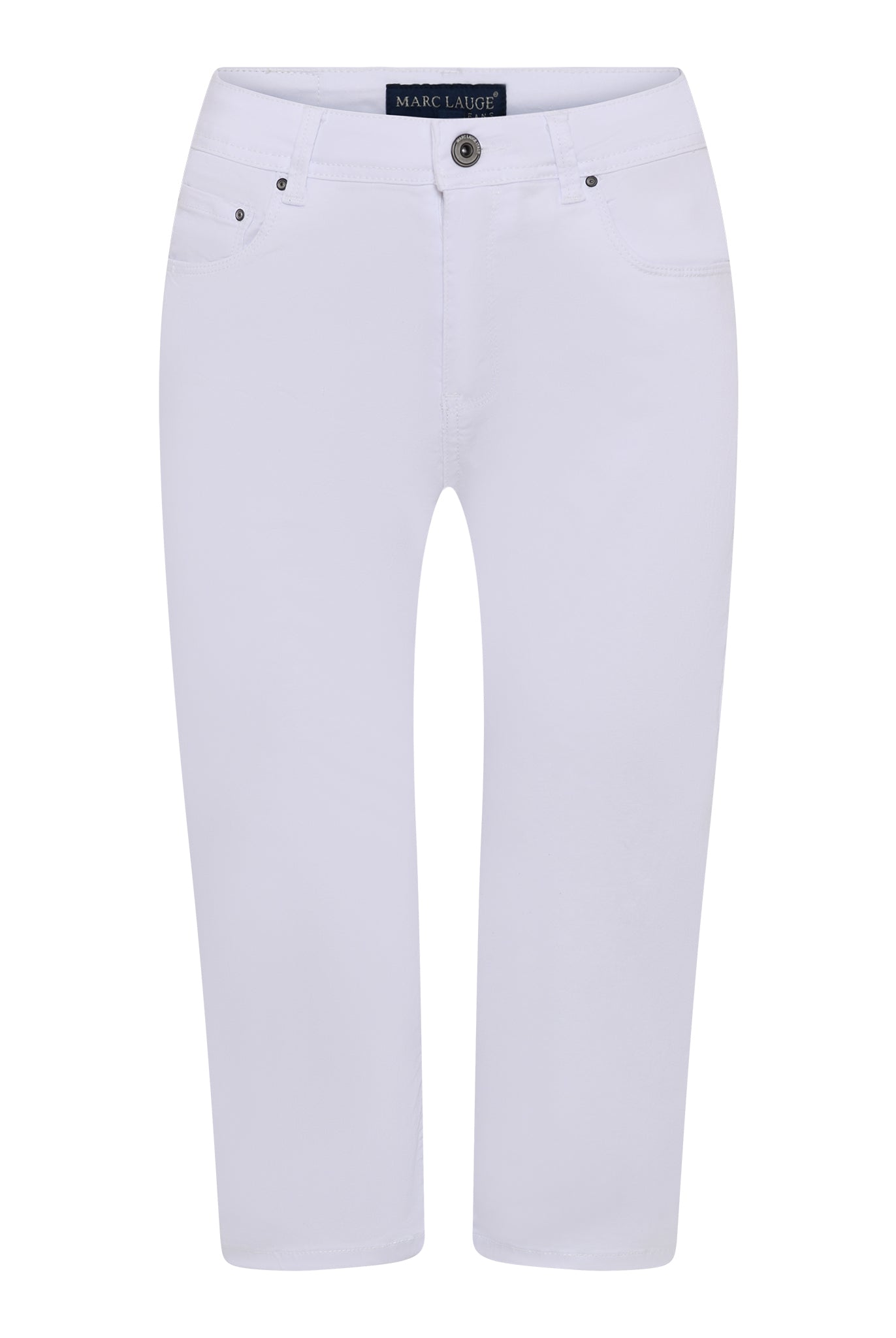 MARC LAUGE LENA PIRAT TWILL JEANS PANTS 3/4 10 WHITE