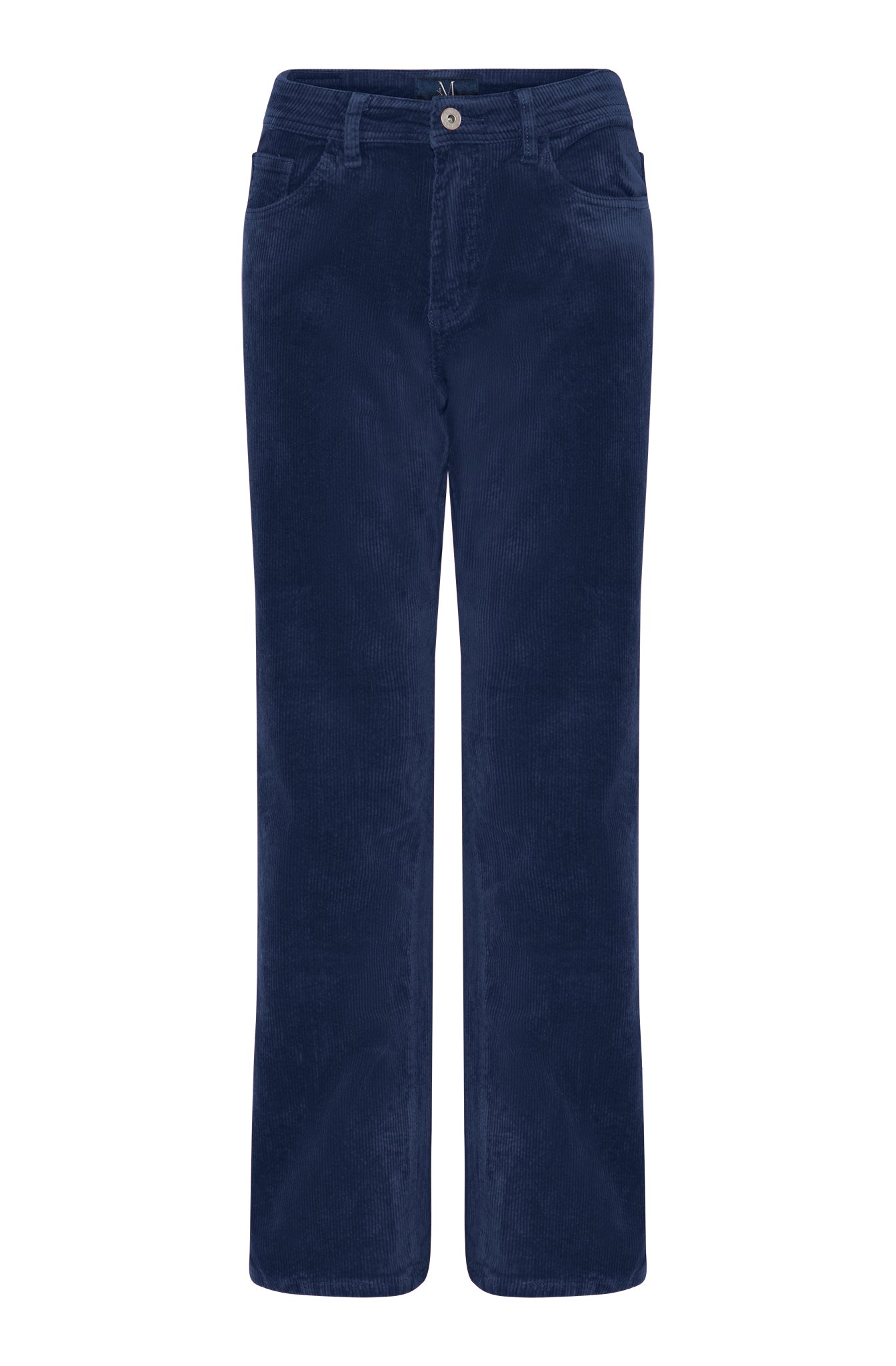 M JEANS Lena Vega Straight Corduroy 11W Jeans CORD/FLØJL 530 ROYALE BLUE