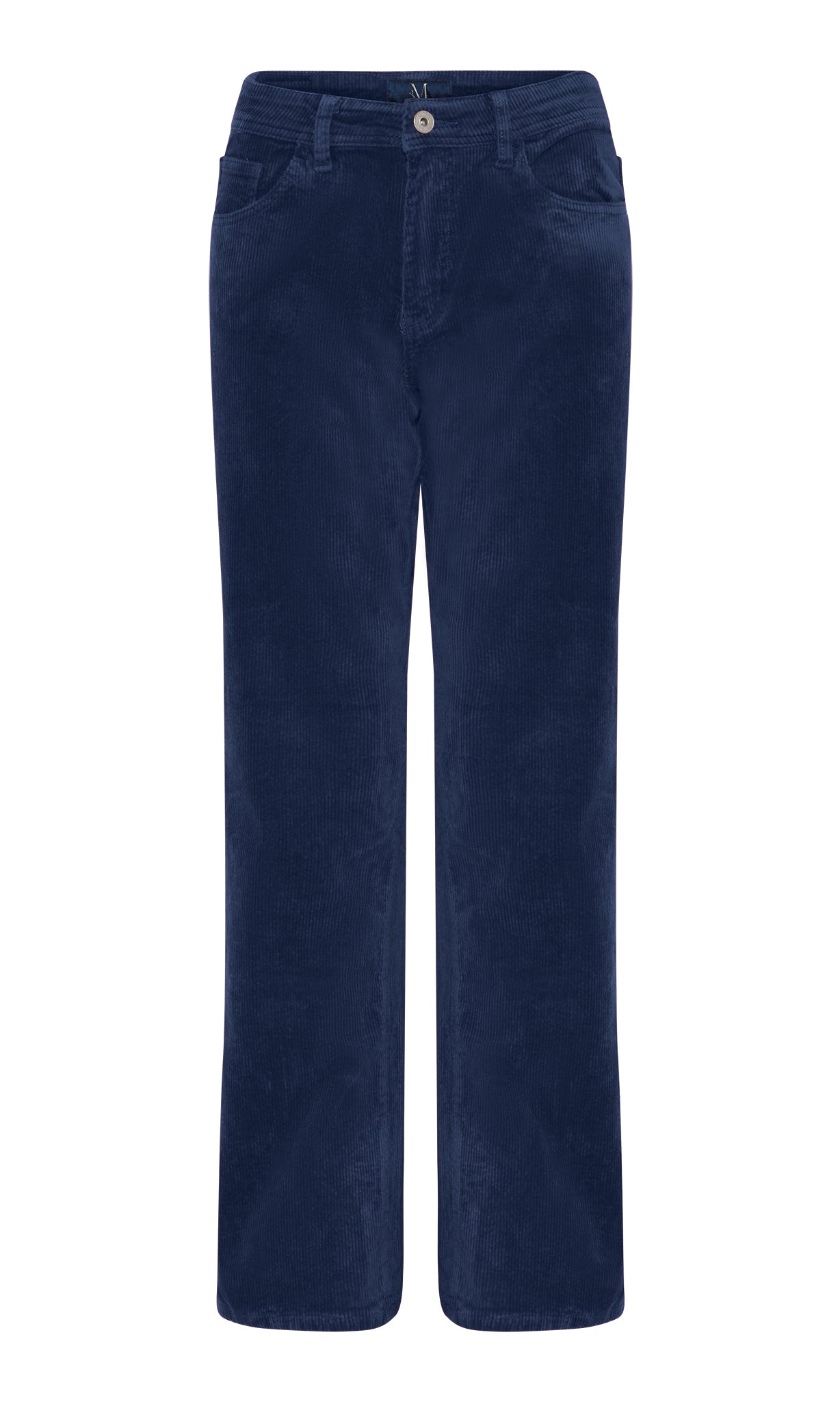 M JEANS Lena Vega Straight Corduroy 11W Jeans CORD/FLØJL 530 ROYALE BLUE
