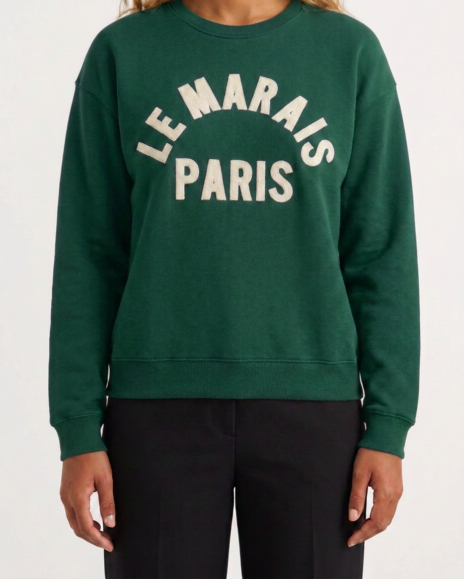 MAPP LE MARAIS SWEAT BLOUSE/SHIRT 494 BOTTLE GREEN