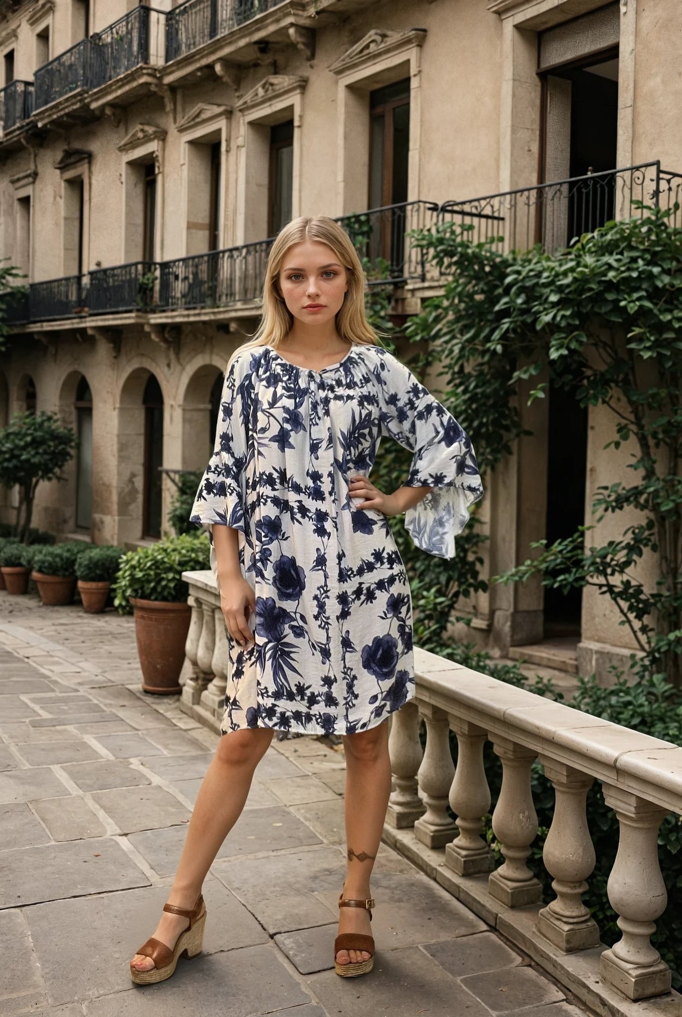 MAPP LINA ROSE DRESS DRESS/JUMPSUIT 104 NAVY