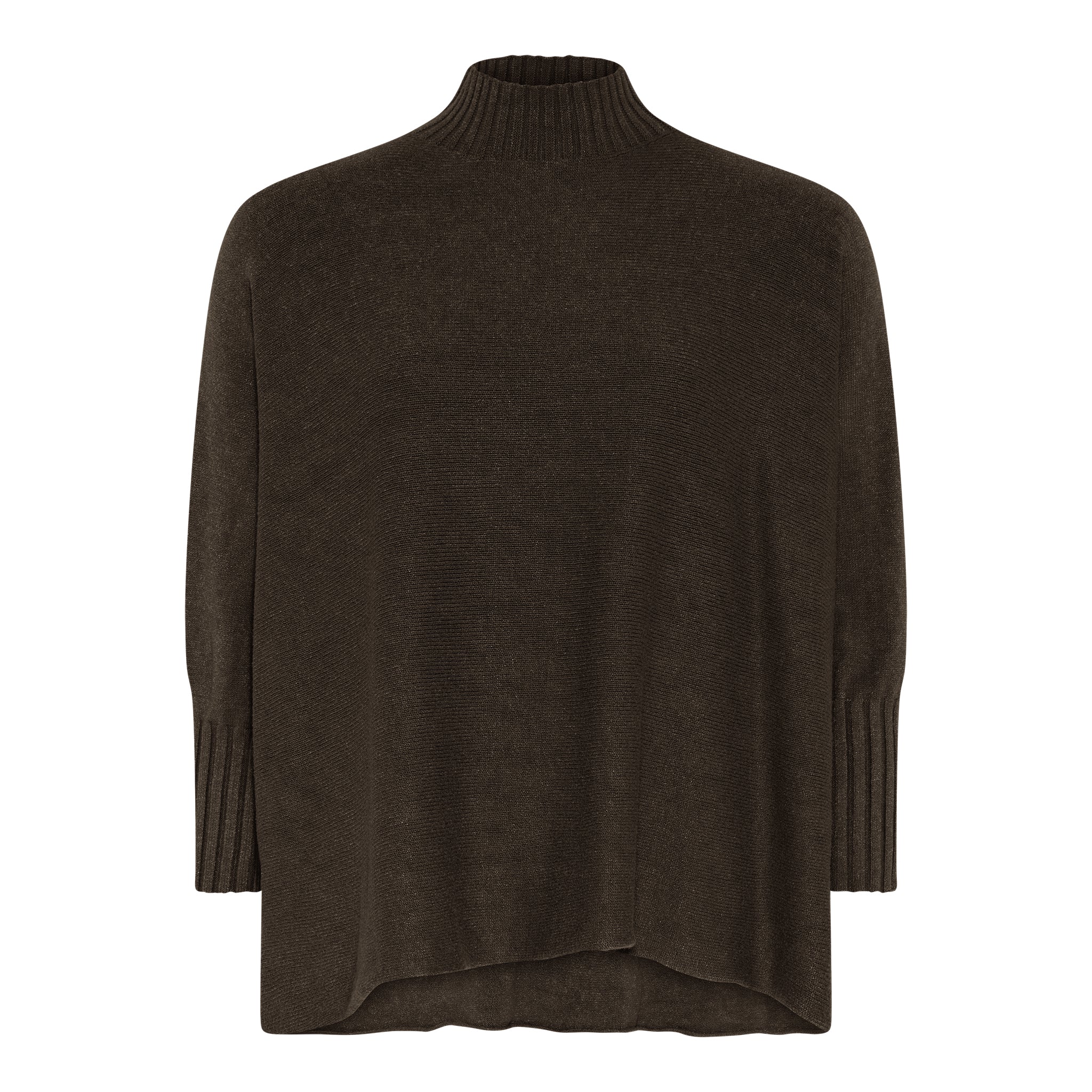 M JEANS LIV TURTLE BIG KNIT KNITWEAR 129 CHOCOLATE