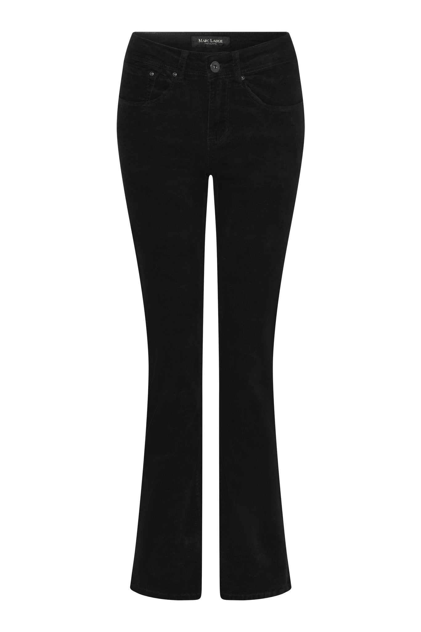 MARC LAUGE Loyal Baby Corduroy Bootcut Jeans CORD/FLØJL 80 BLACK