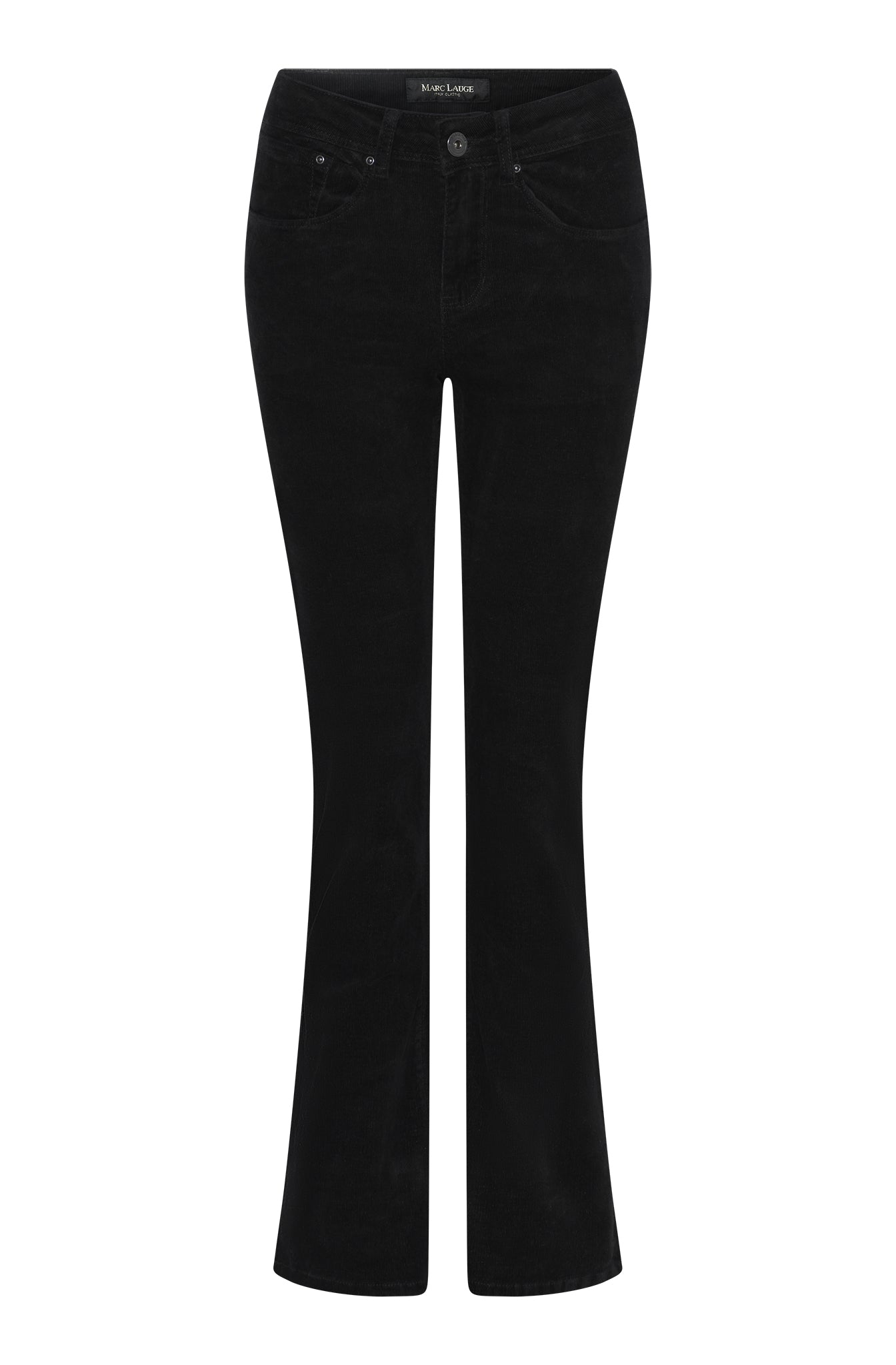 MARC LAUGE Loyal Baby Corduroy Bootcut Jeans CORD/FLØJL 80 BLACK