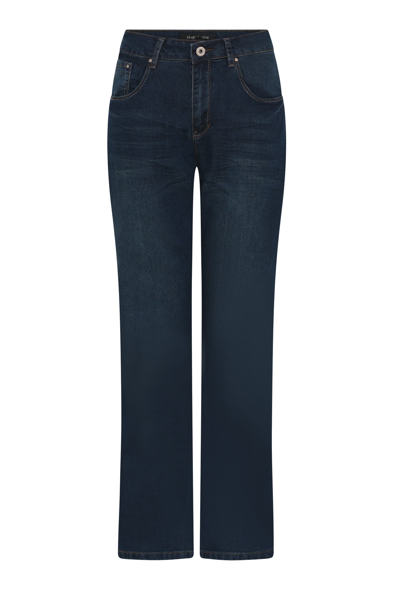 MARC LAUGE Loyal Bootcut Denim Jeans DENIM/TWILL 9696 BLUE DENIM USED