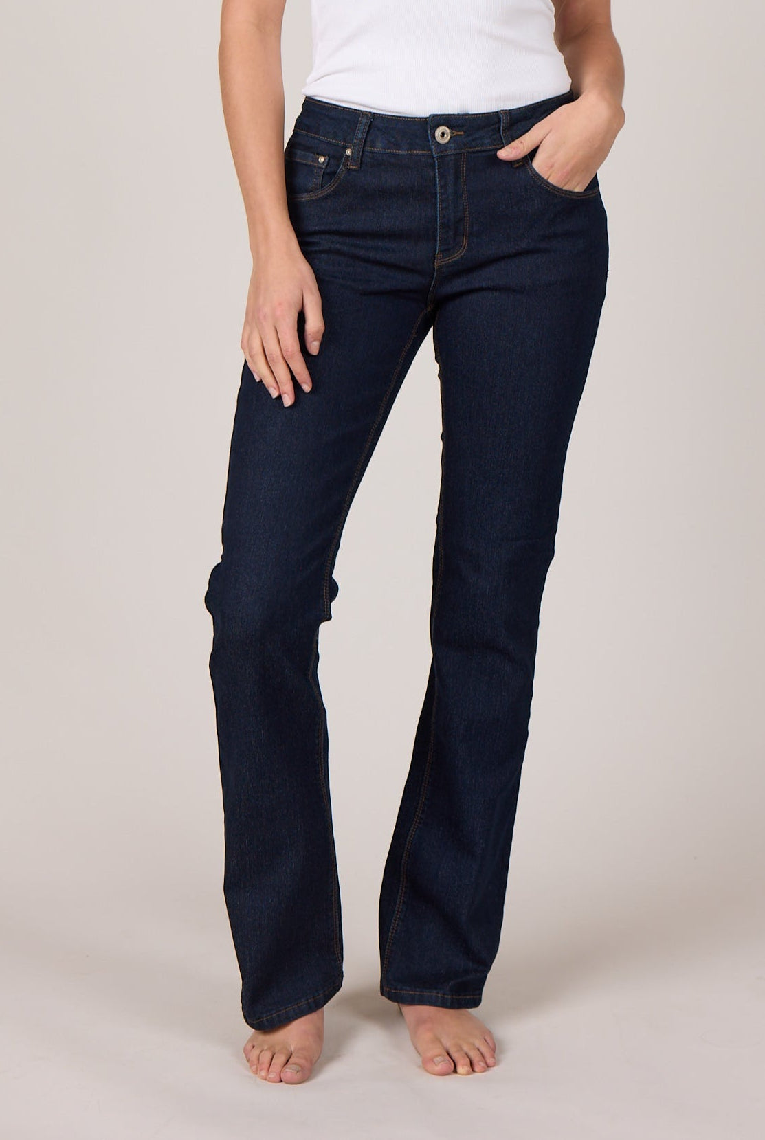 MARC LAUGE Loyal Bootcut Denim Jeans DENIM/TWILL 98 DARK BLUE