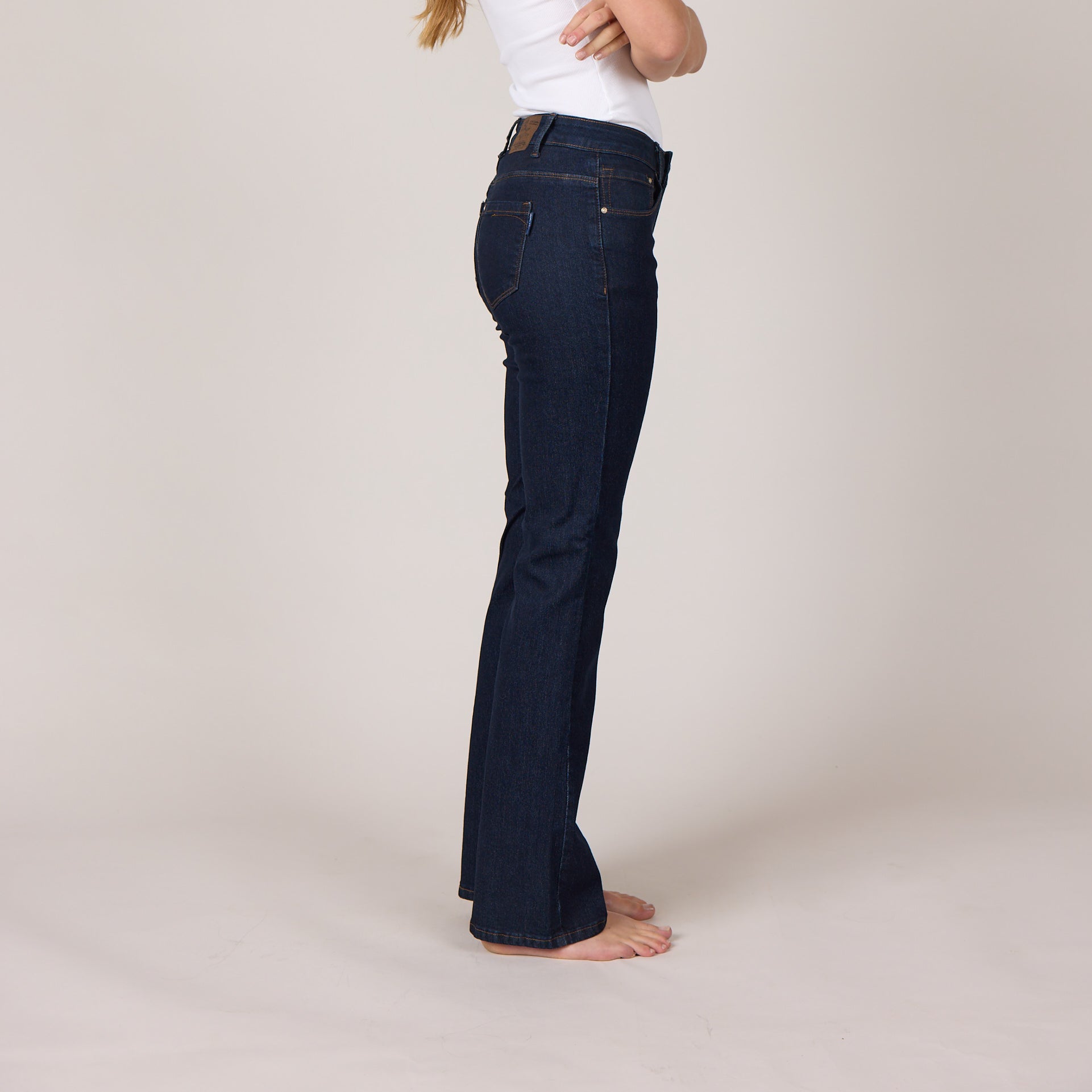 MARC LAUGE Loyal Bootcut Denim Jeans DENIM/TWILL 98 DARK BLUE