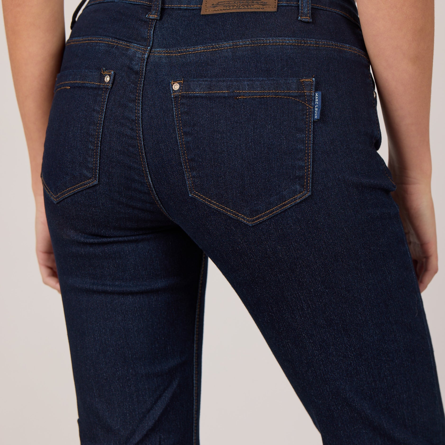 MARC LAUGE LOYAL BOOTCUT DENIM JEANS DENIM/TWILL 98 DARK BLUE