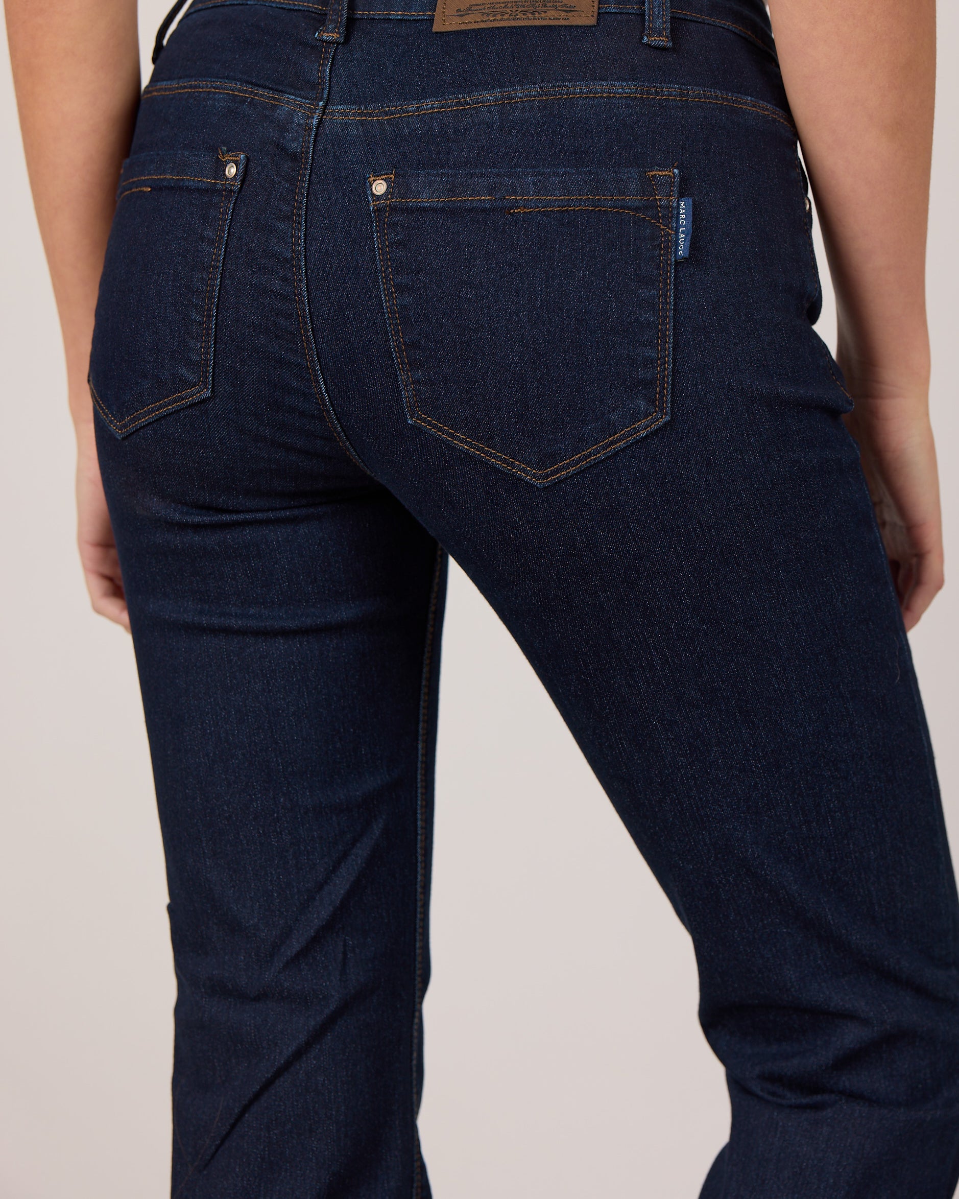 MARC LAUGE Loyal Bootcut Denim Jeans DENIM/TWILL 98 DARK BLUE