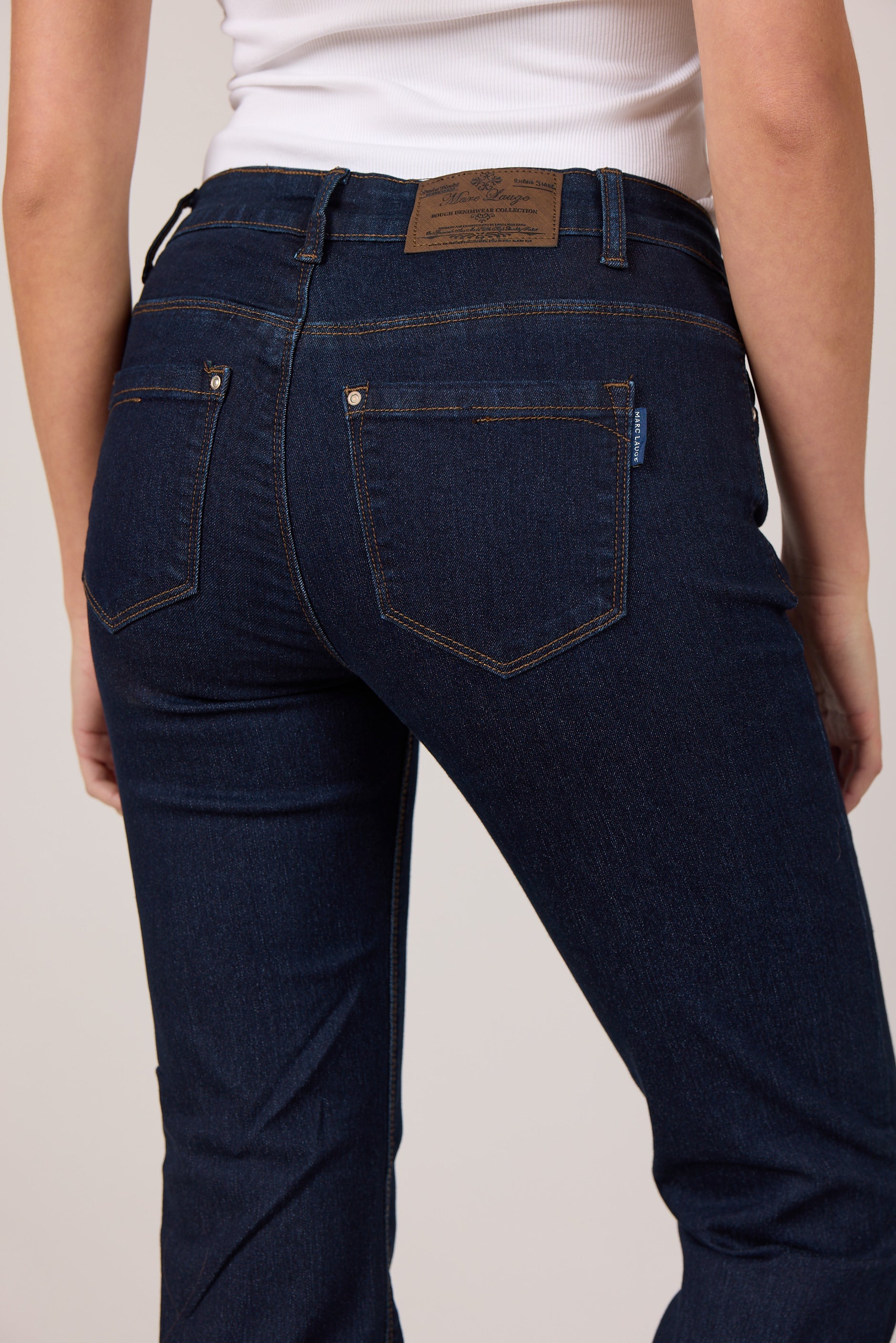 MARC LAUGE Loyal Bootcut Denim Jeans DENIM/TWILL 98 DARK BLUE