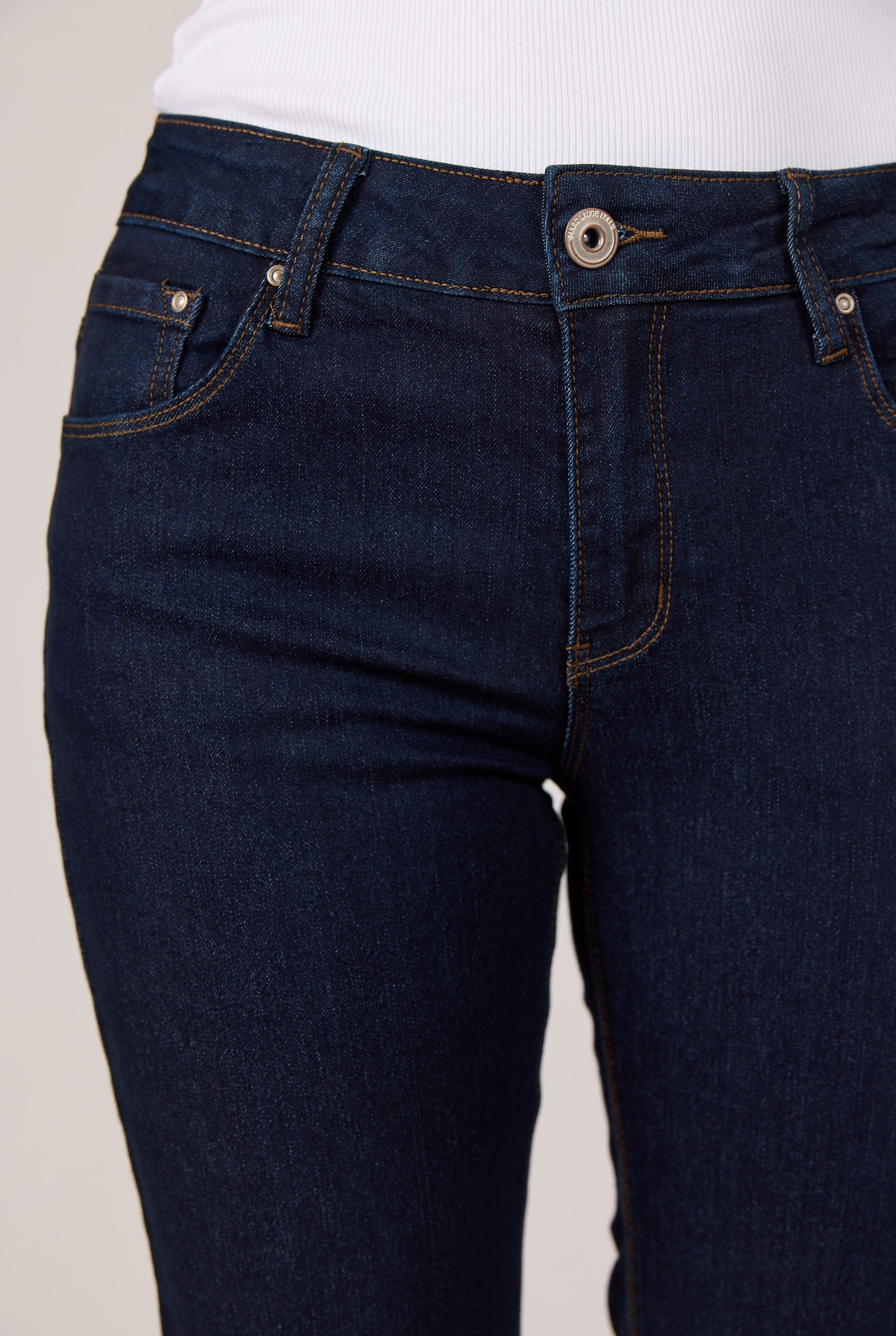 MARC LAUGE Loyal Bootcut Denim Jeans DENIM/TWILL 98 DARK BLUE