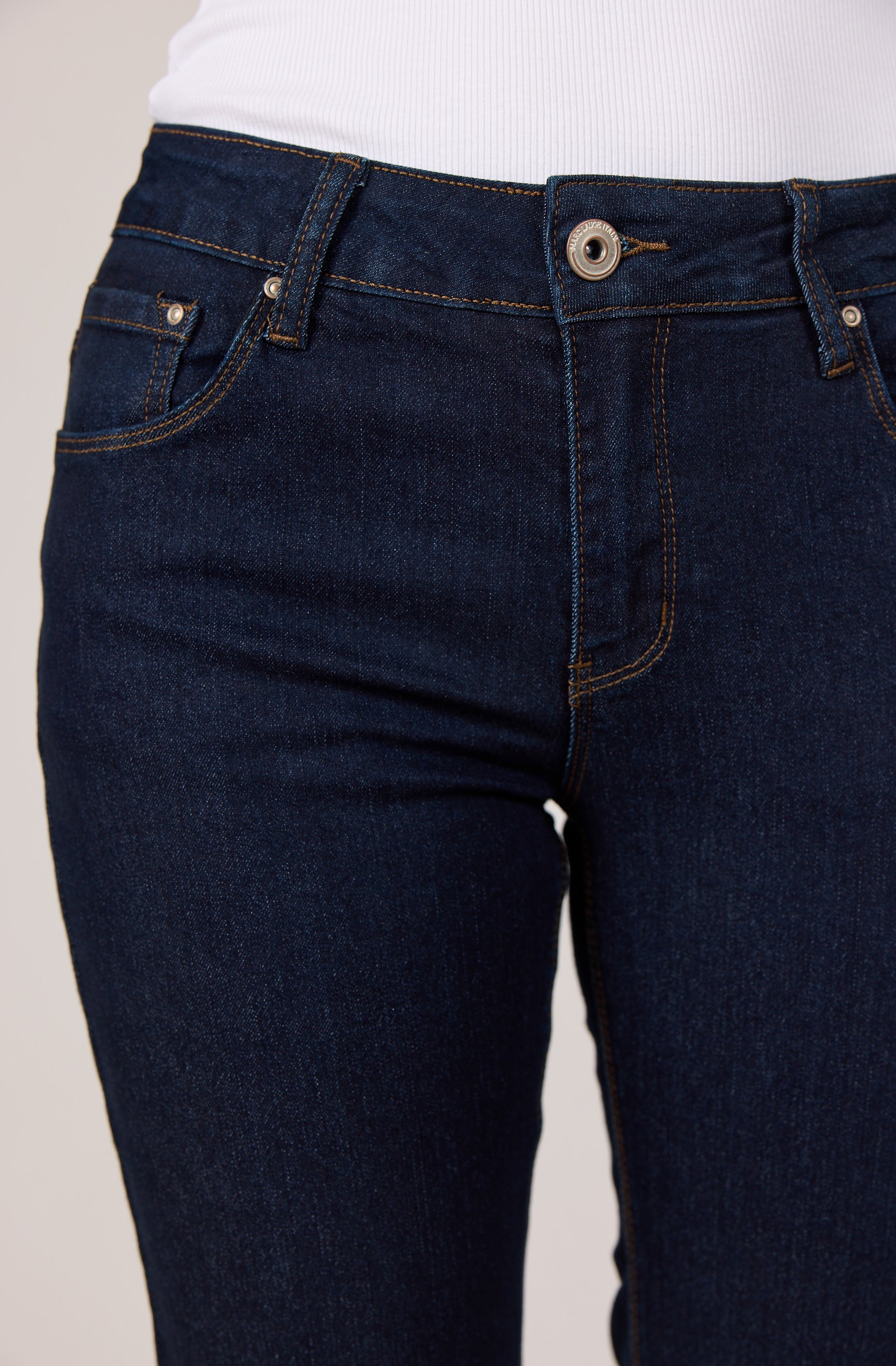 MARC LAUGE Loyal Bootcut Denim Jeans DENIM/TWILL 98 DARK BLUE