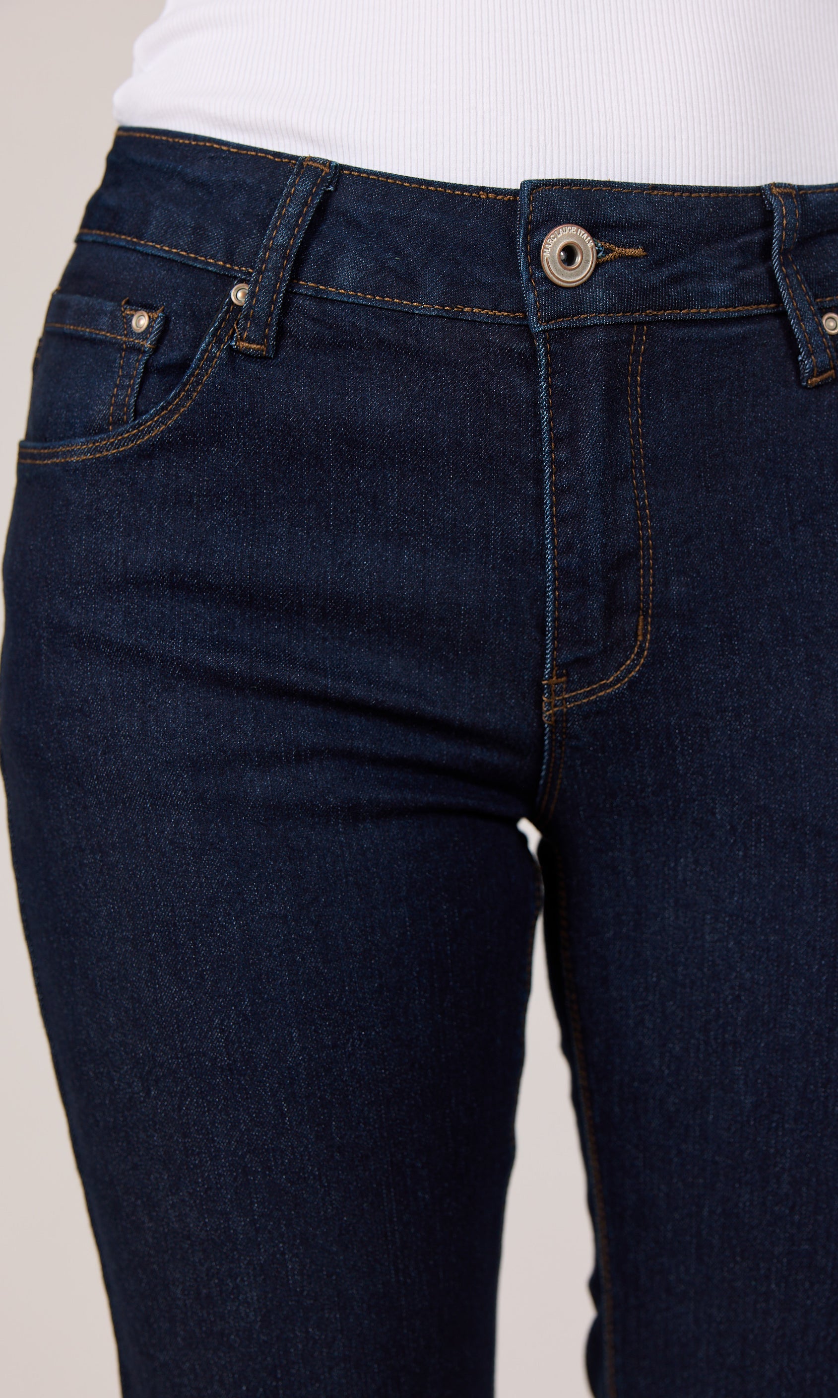 MARC LAUGE Loyal Bootcut Denim Jeans DENIM/TWILL 98 DARK BLUE