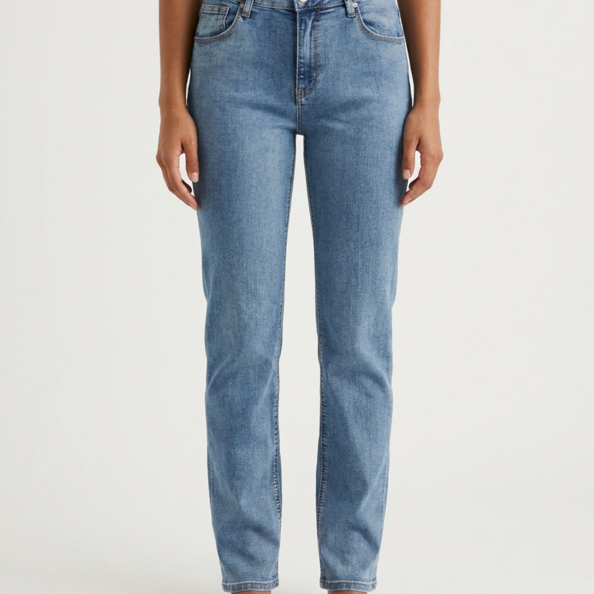 MARC LAUGE LOYAL BOOTCUT DENIM JEANS DENIM/TWILL 919699 BENNETON LIGHT BLUE