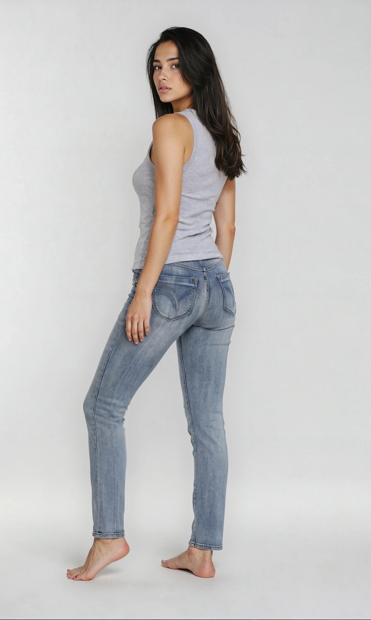 MARC LAUGE Luna Denim Jeans DENIM/TWILL 9196 LIGHT BLUE USED