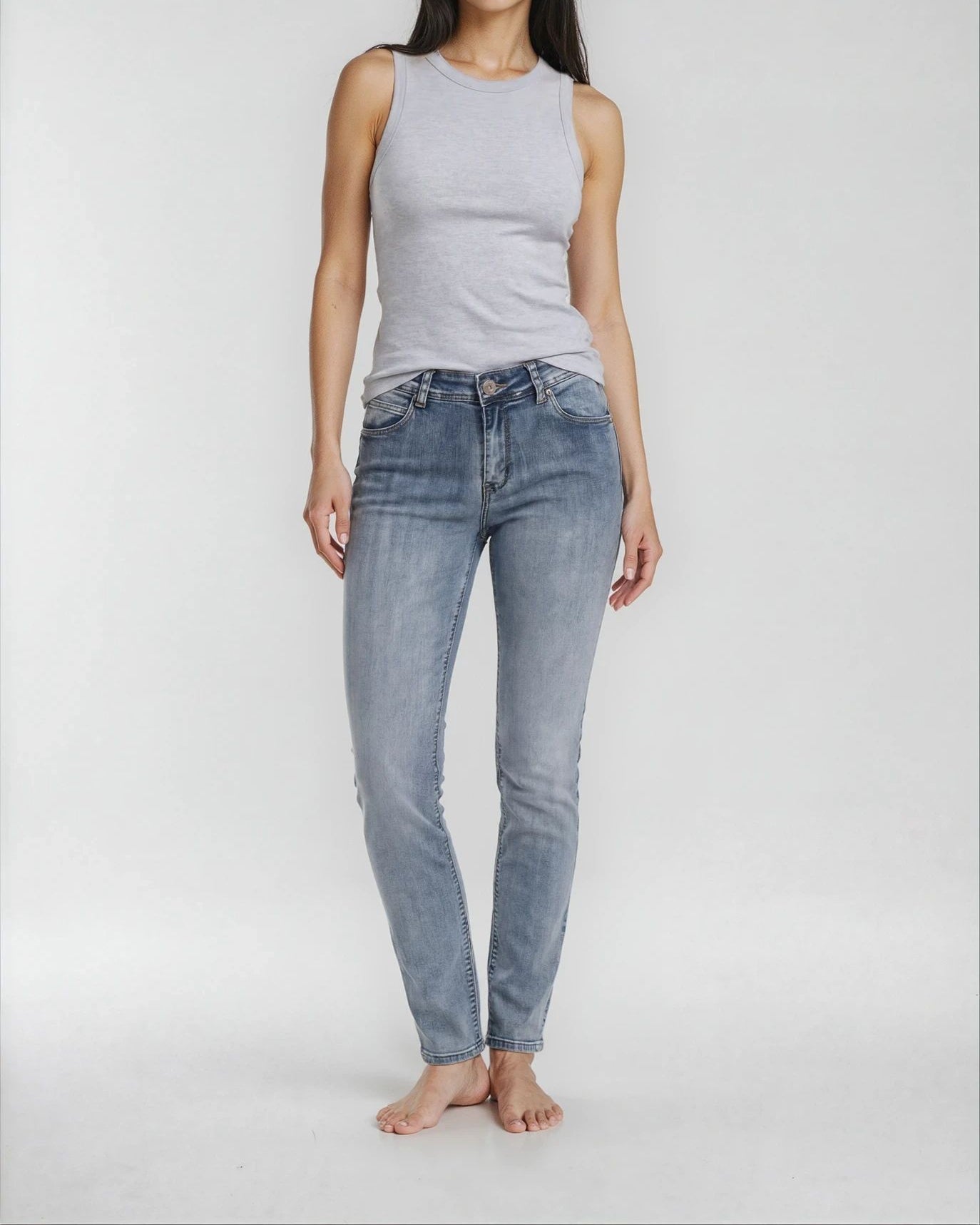 MARC LAUGE Luna Denim Jeans DENIM/TWILL 9196 LIGHT BLUE USED