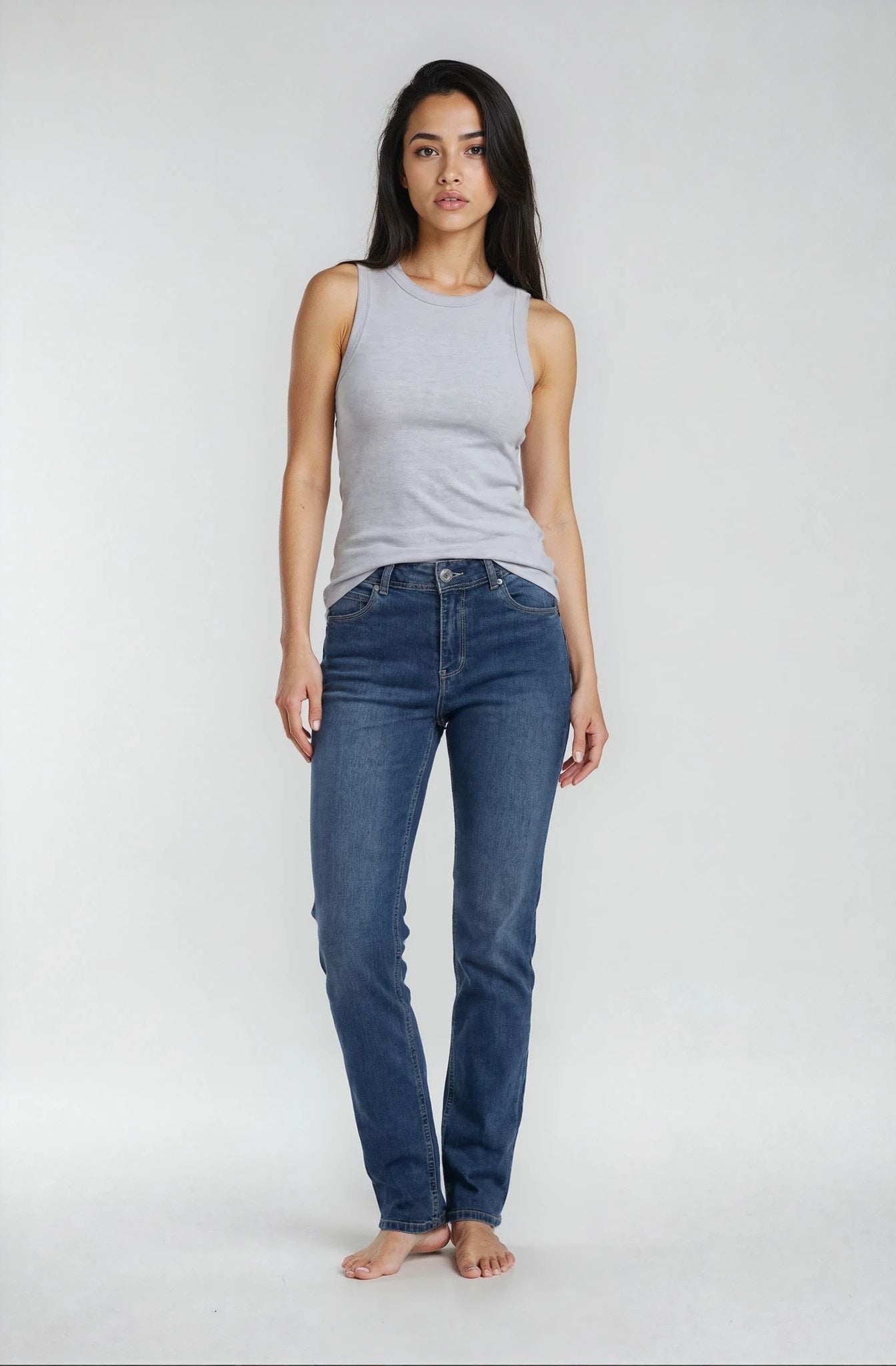 MARC LAUGE Luna Denim Jeans DENIM/TWILL 93 CLASSIC BLUE DENIM