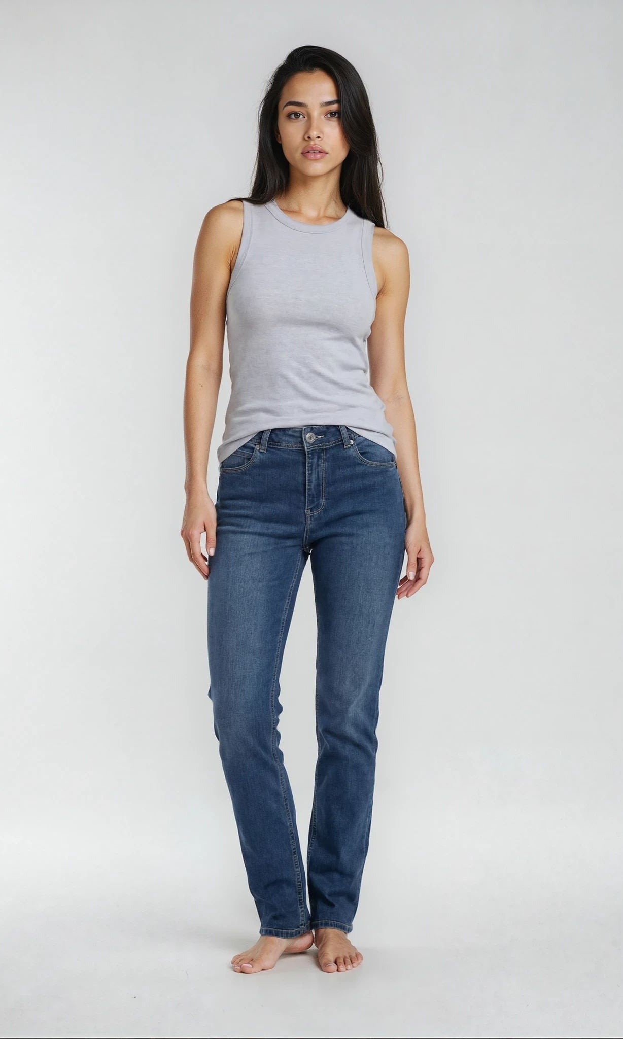 MARC LAUGE Luna Denim Jeans DENIM/TWILL 93 CLASSIC BLUE DENIM