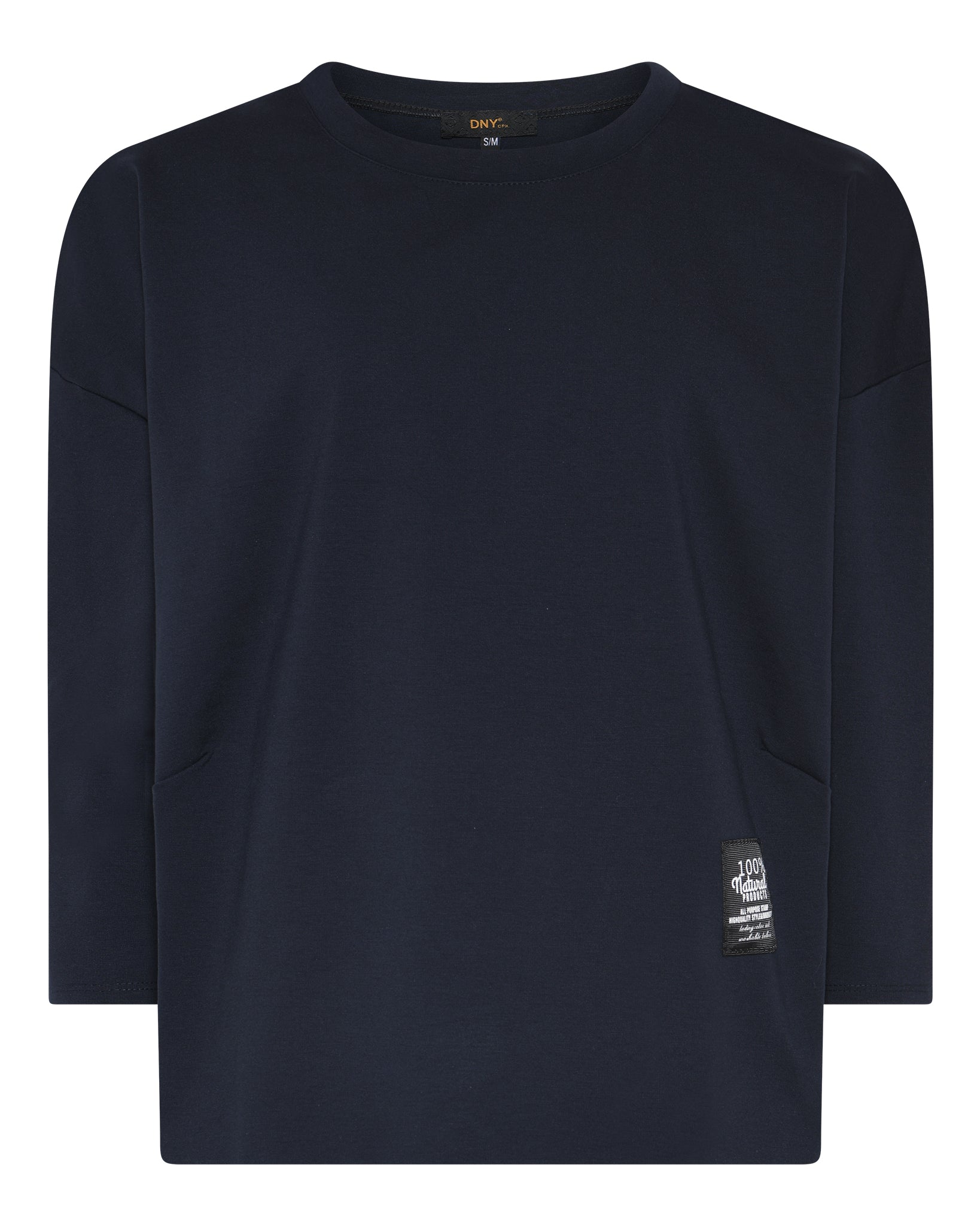 DNYcph LUX JOG BLOUSE SWEATS/VELOUR 104 NAVY