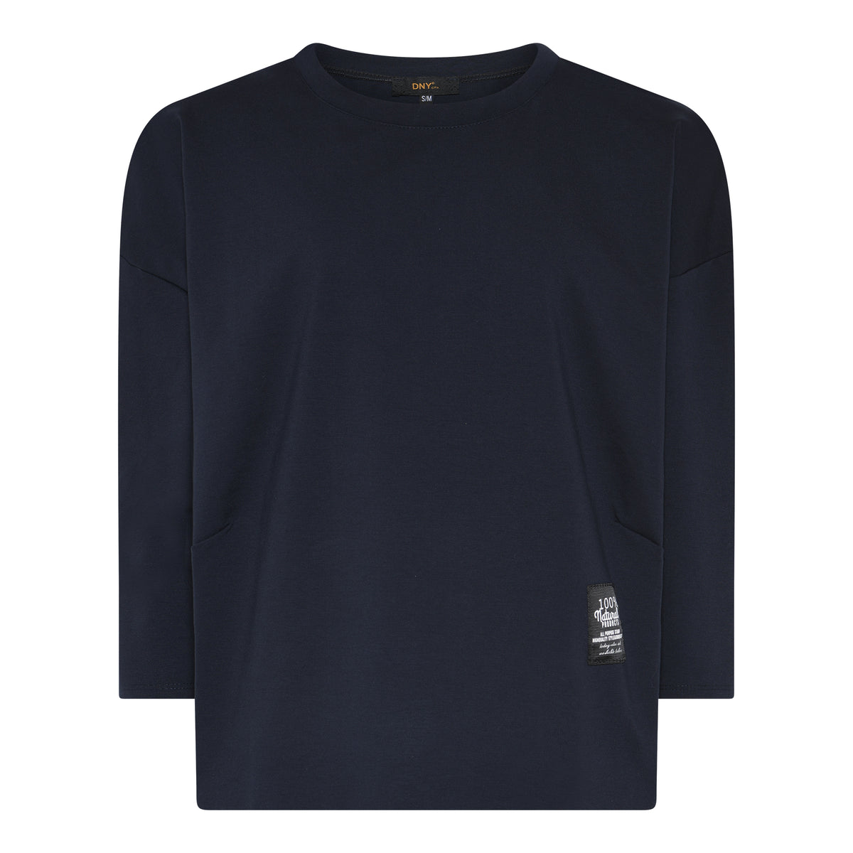 DNYcph LUX JOG BLOUSE SWEATS/VELOUR 104 NAVY
