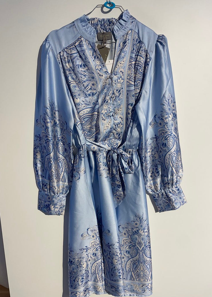 MARC LAUGE LUX PAISLEY DRESS DRESS/JUMPSUIT 107 SOFT BLUE