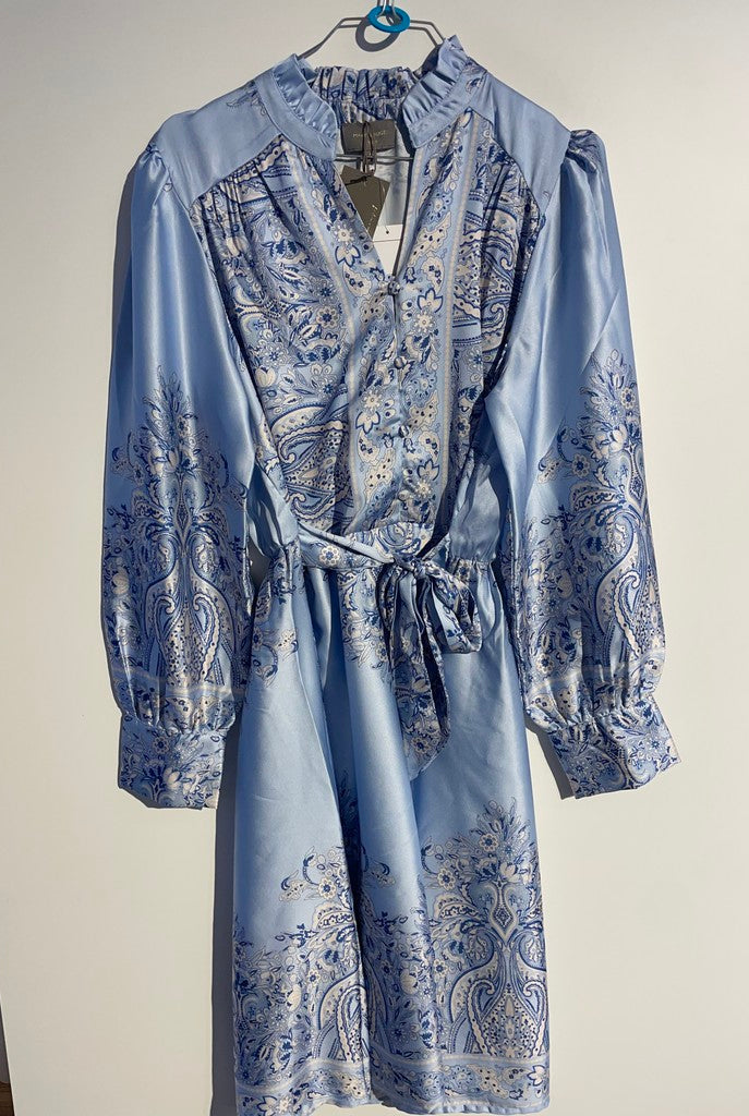 MARC LAUGE LUX PAISLEY DRESS DRESS/JUMPSUIT 107 SOFT BLUE