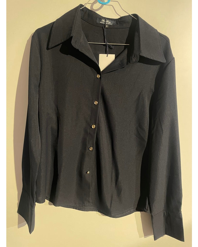 MAPP LUX SHIRT BLOUSE/SHIRT 104 NAVY