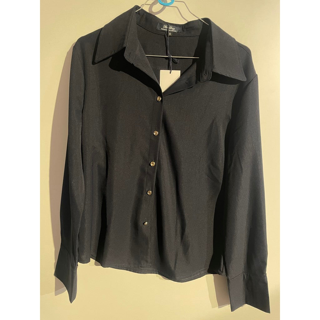 MAPP LUX SHIRT BLOUSE/SHIRT 104 NAVY
