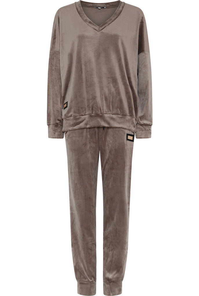 M JEANS LUX VELOUR SET SWEATS/VELOUR 136 FANGO