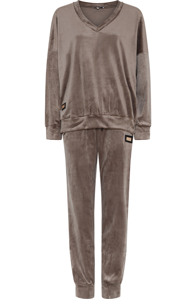 M JEANS LUX VELOUR SET SWEATS/VELOUR 136 FANGO