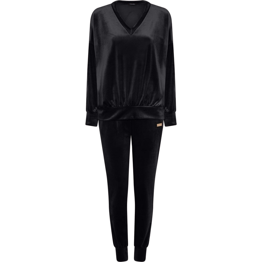 M JEANS LUX VELOUR SET SWEATS/VELOUR 80 BLACK