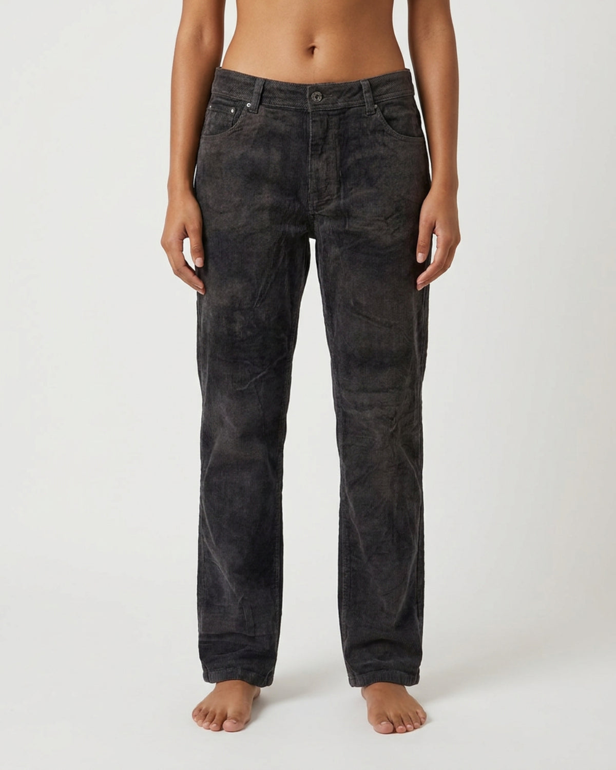 MARC LAUGE Lena 11W Corduroy Jeans CORD/FLØJL 161 RAVEN