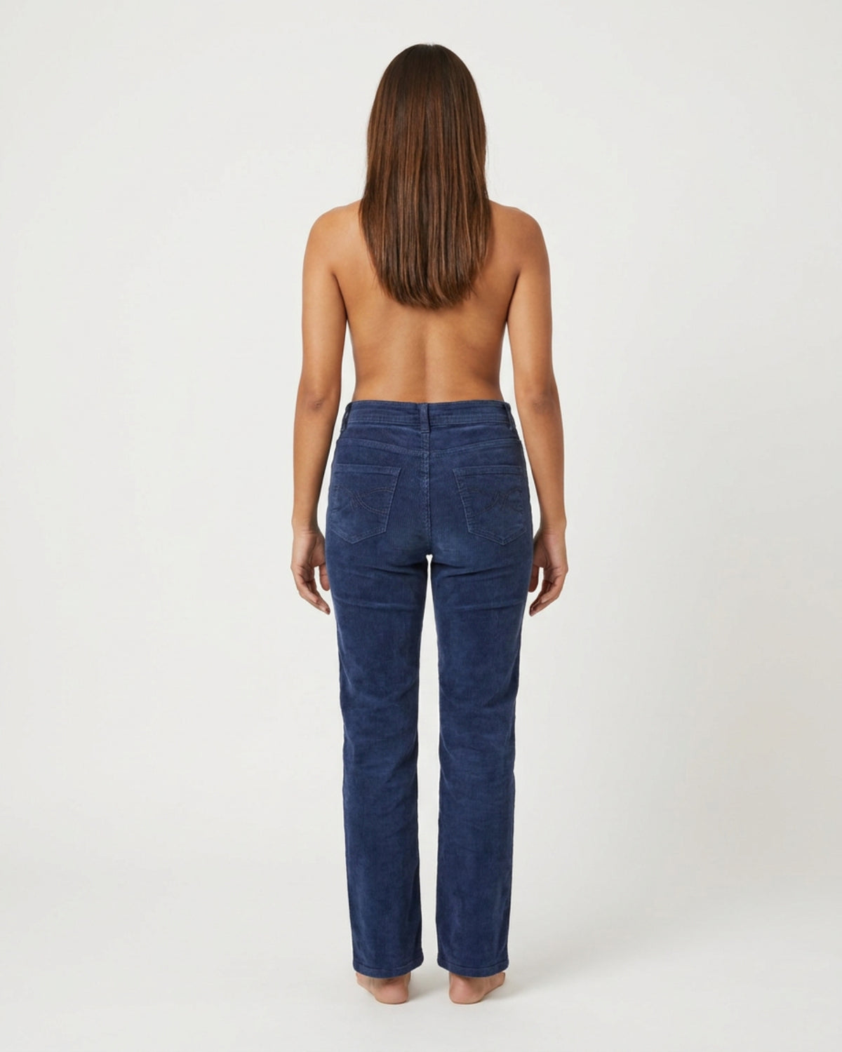 MARC LAUGE Lena 11W Corduroy Jeans CORD/FLØJL 104 NAVY
