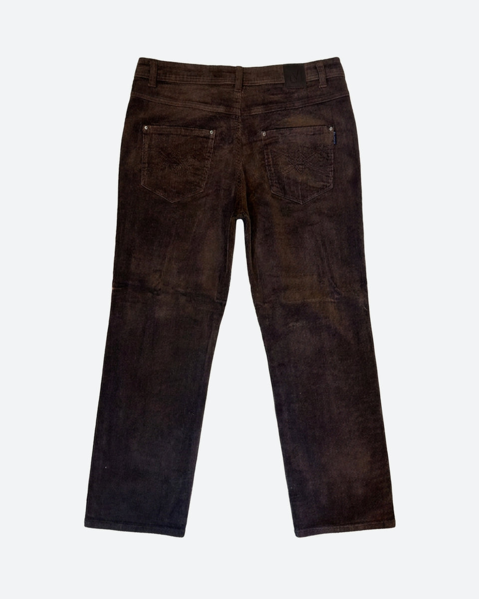 MARC LAUGE Lena 11W Corduroy Jeans CORD/FLØJL 129 CHOCOLATE