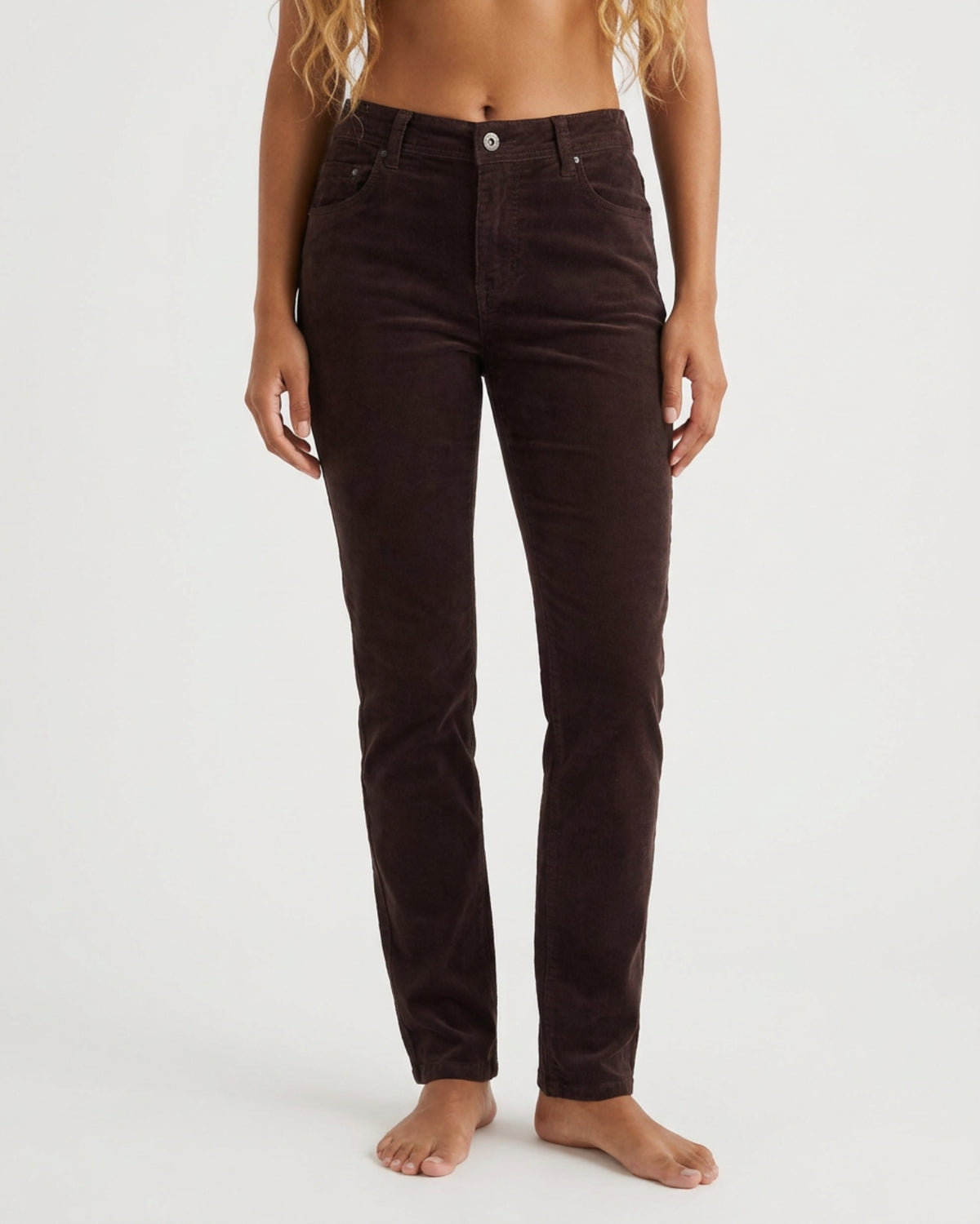 MARC LAUGE Lena Baby Corduroy Jeans CORD/FLØJL 129 CHOCOLATE