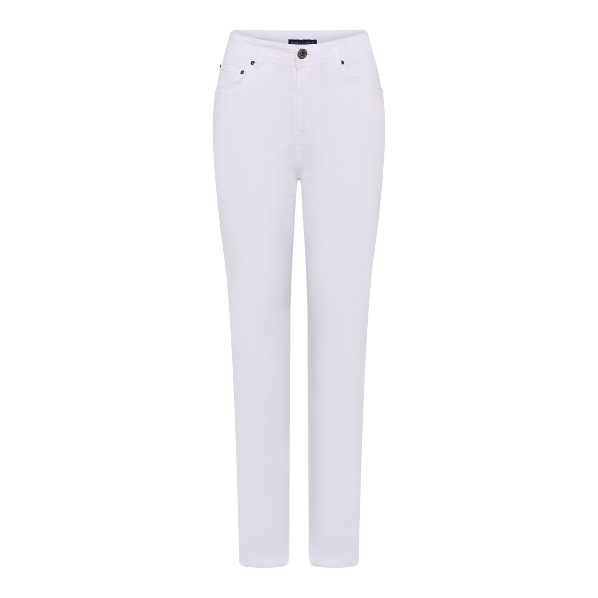 MARC LAUGE Lena Straight Leg Twill Jeans DENIM/TWILL 10 WHITE