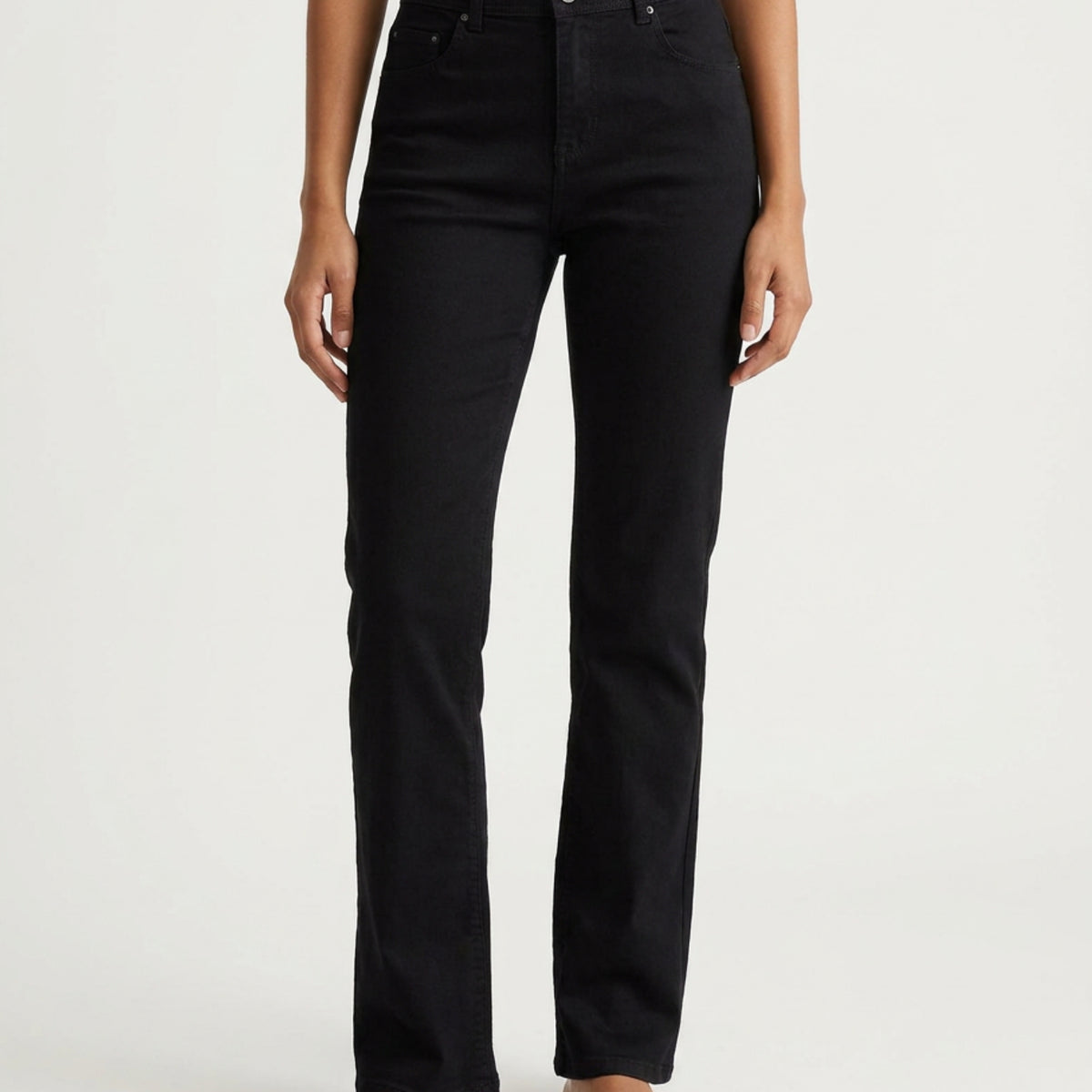 MARC LAUGE Lena Twill Jeans DENIM/TWILL 80 BLACK
