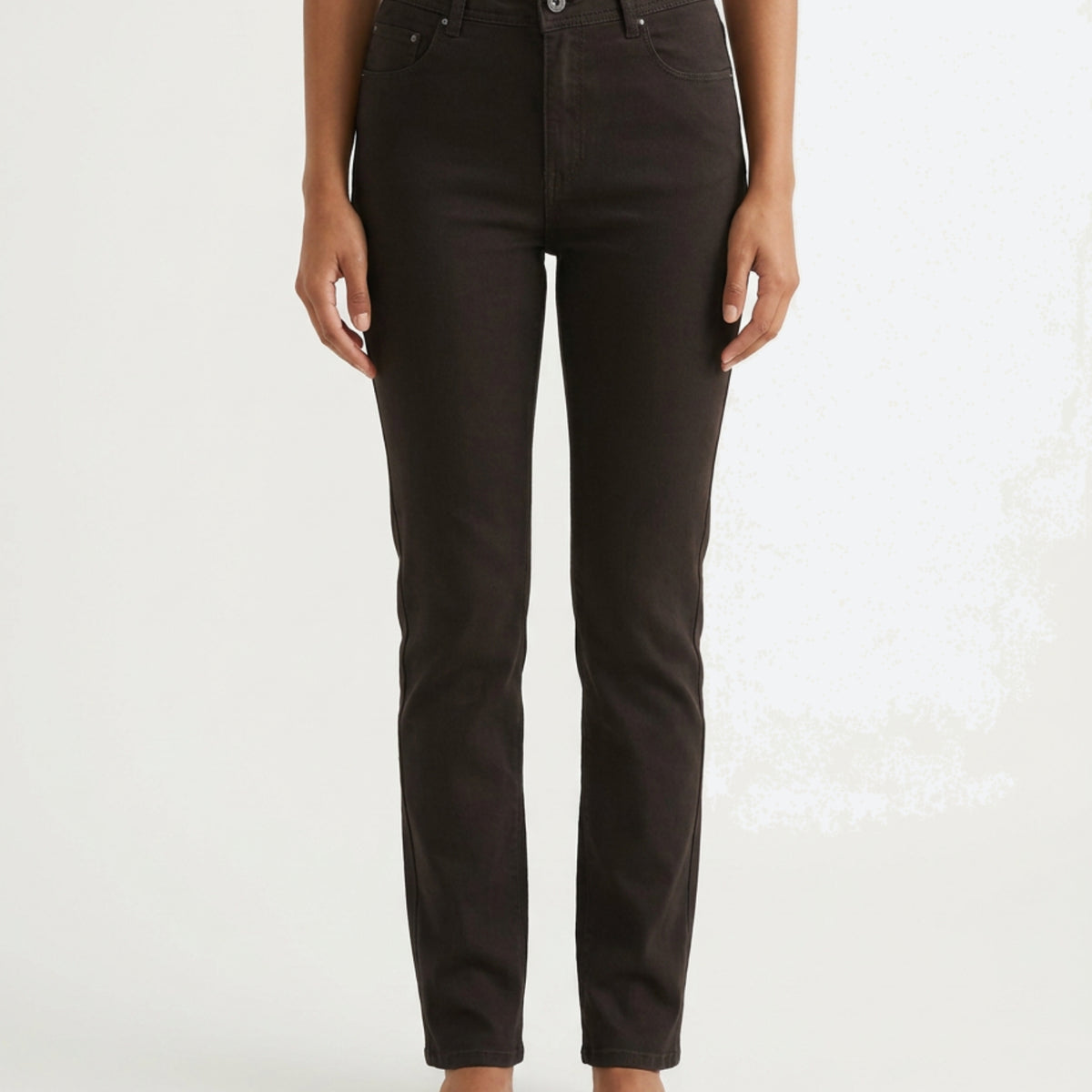 MARC LAUGE Lena Twill Jeans DENIM/TWILL 546 BOTTLE GREEN