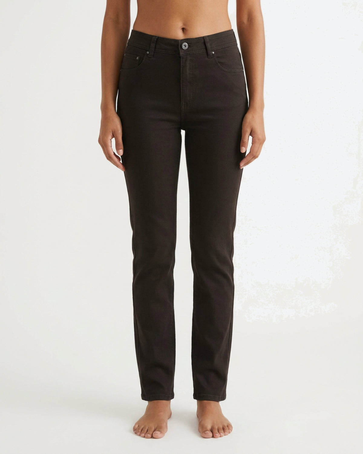 MARC LAUGE Lena Twill Jeans DENIM/TWILL 546 BOTTLE GREEN