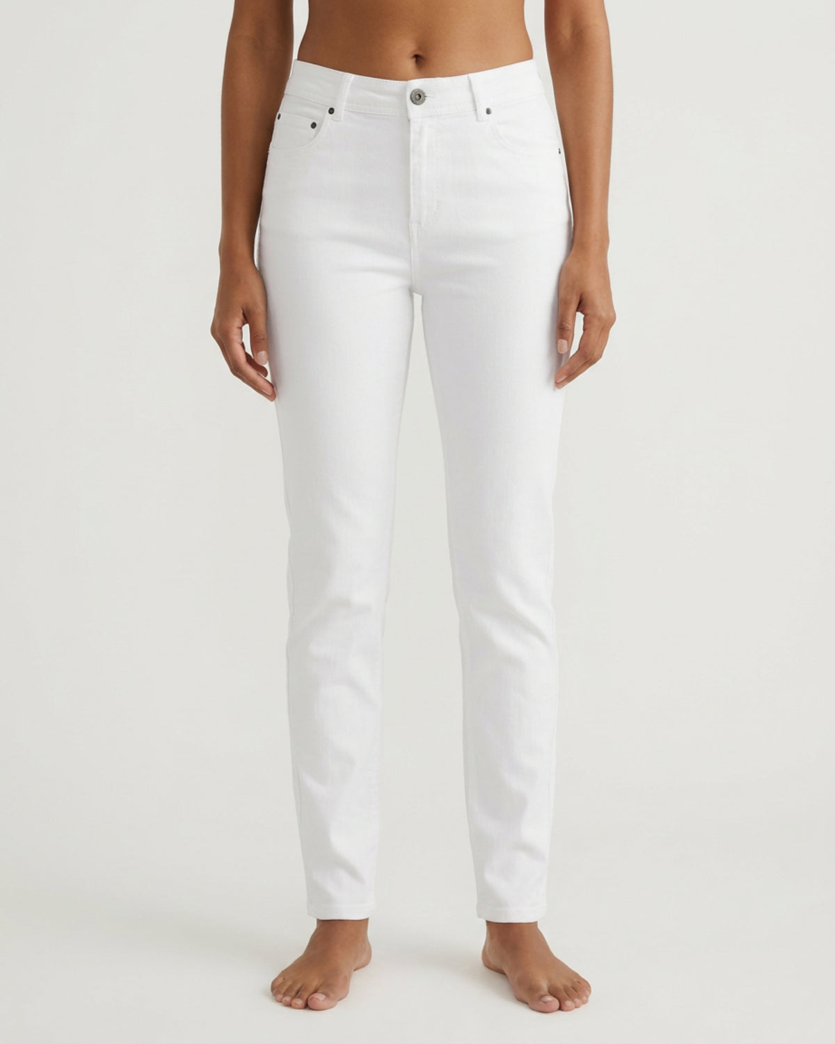 MARC LAUGE Lena Twill Jeans DENIM/TWILL 10 WHITE